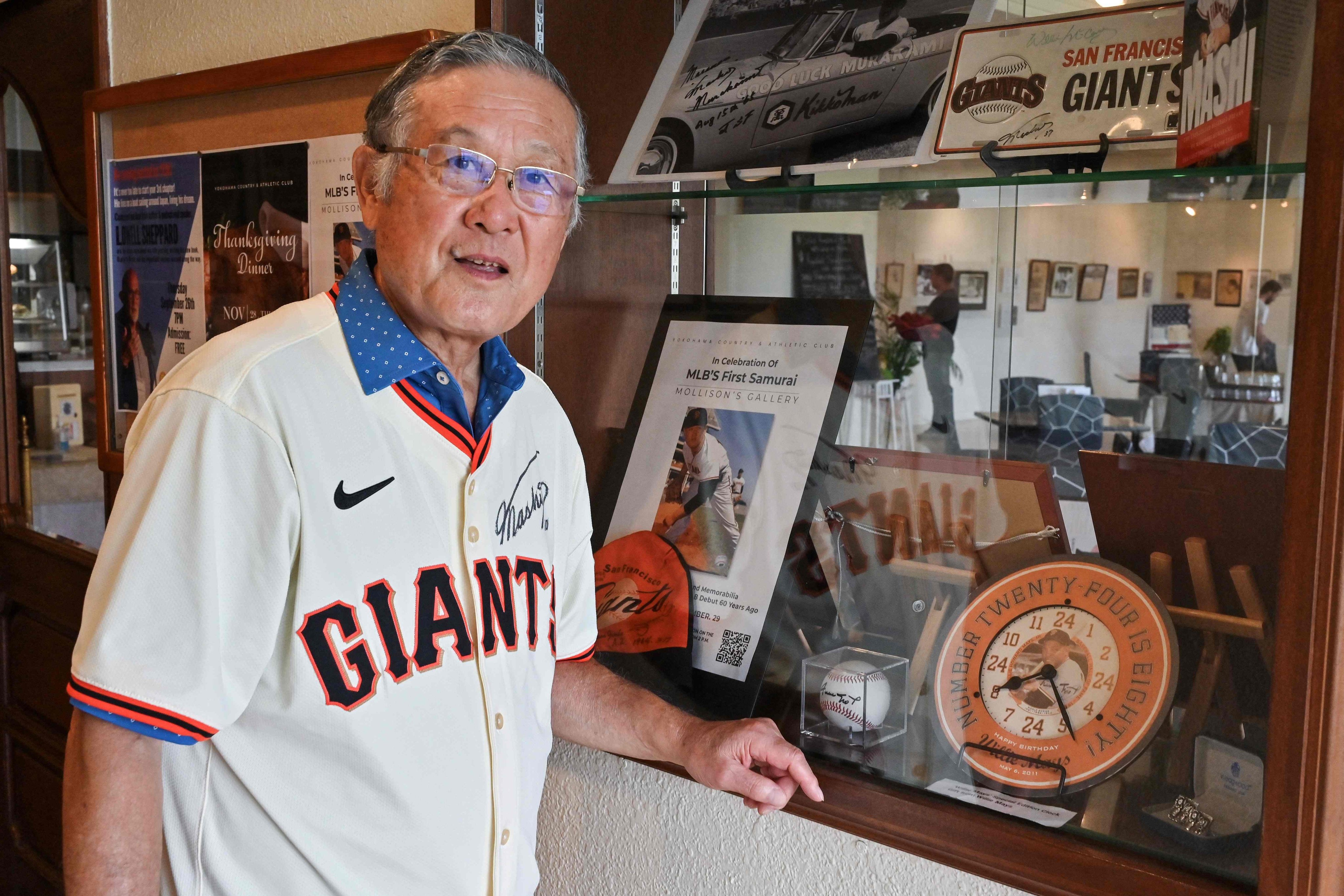 Masanori Murakami became the first Japanese player to play in Major League Baseball in the US when he made his debut for the San Francisco Giants in 1964. Photo: AFP