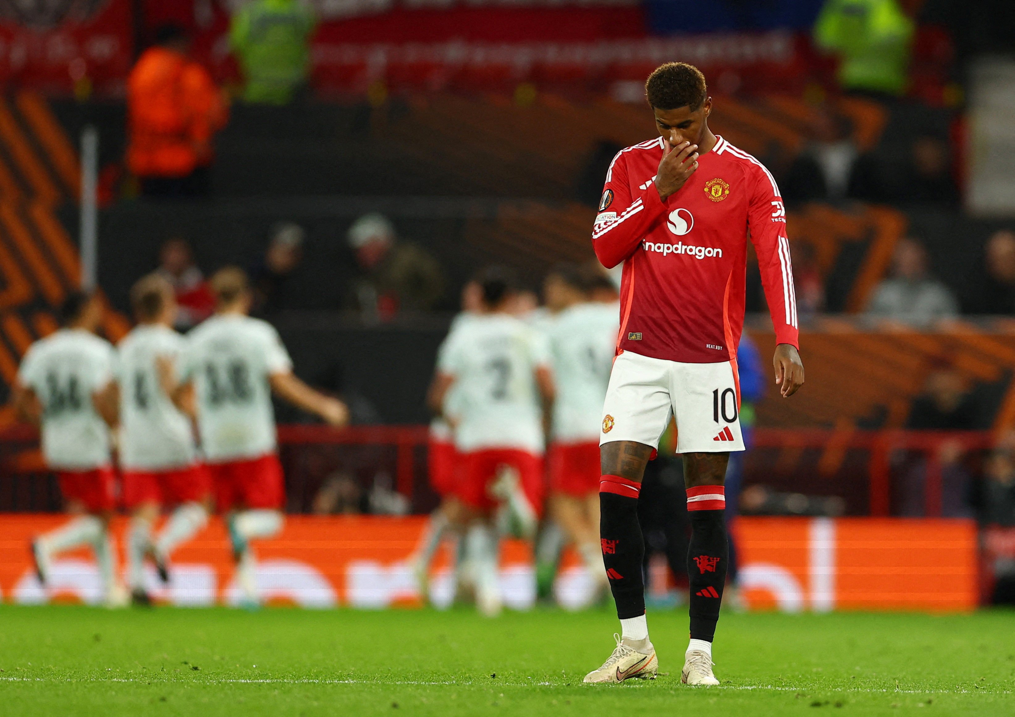 Manchester United began their Europa League campaign with a draw against Dutch side FC Twente. Photo: Reuters