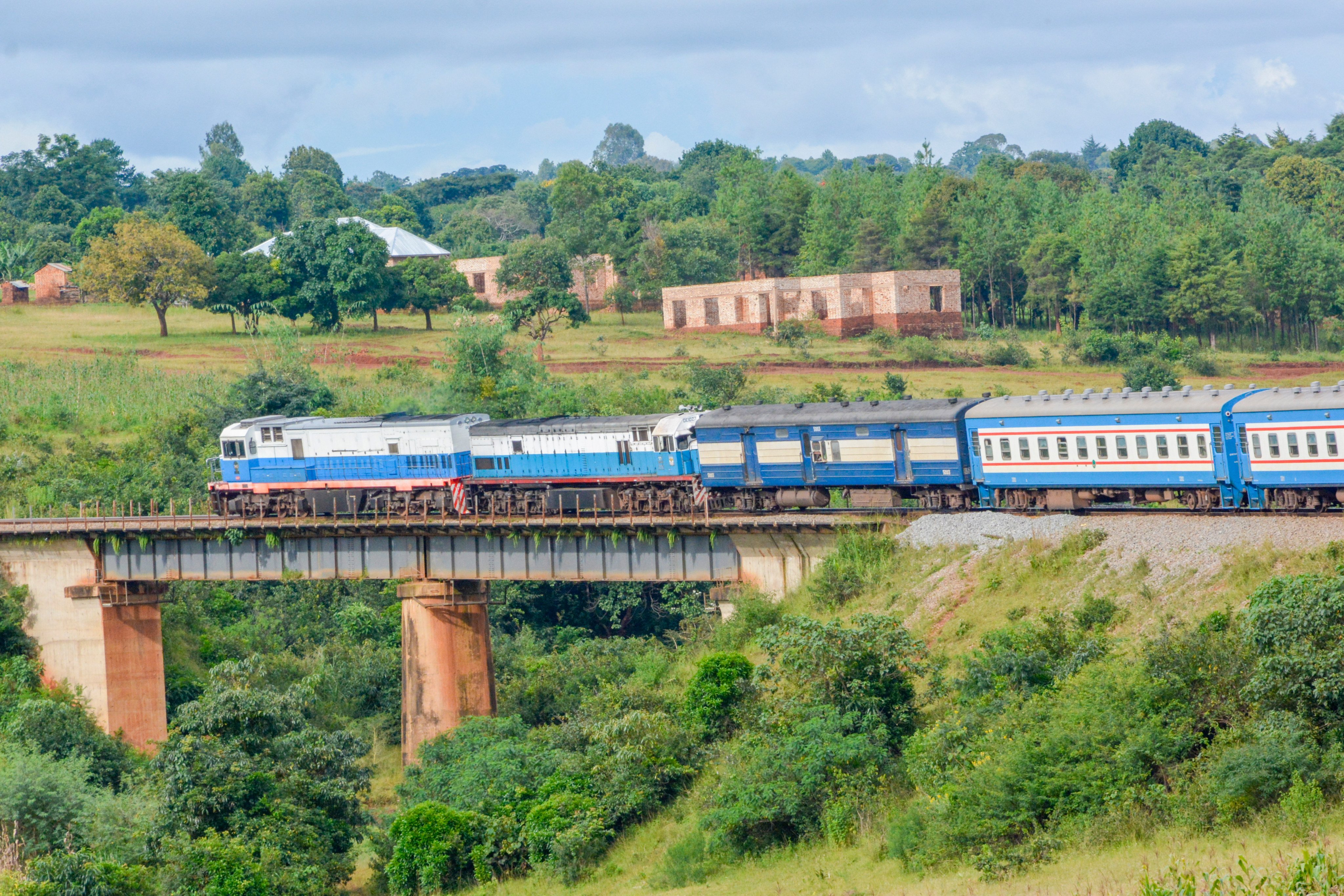 A train travels through Tanzania on the Tazara line. The railway will get a massive cash injection after Beijing pledged to spend US$1 billion on refurbishing the 50-year-old infrastructure. Photo: Shutterstock