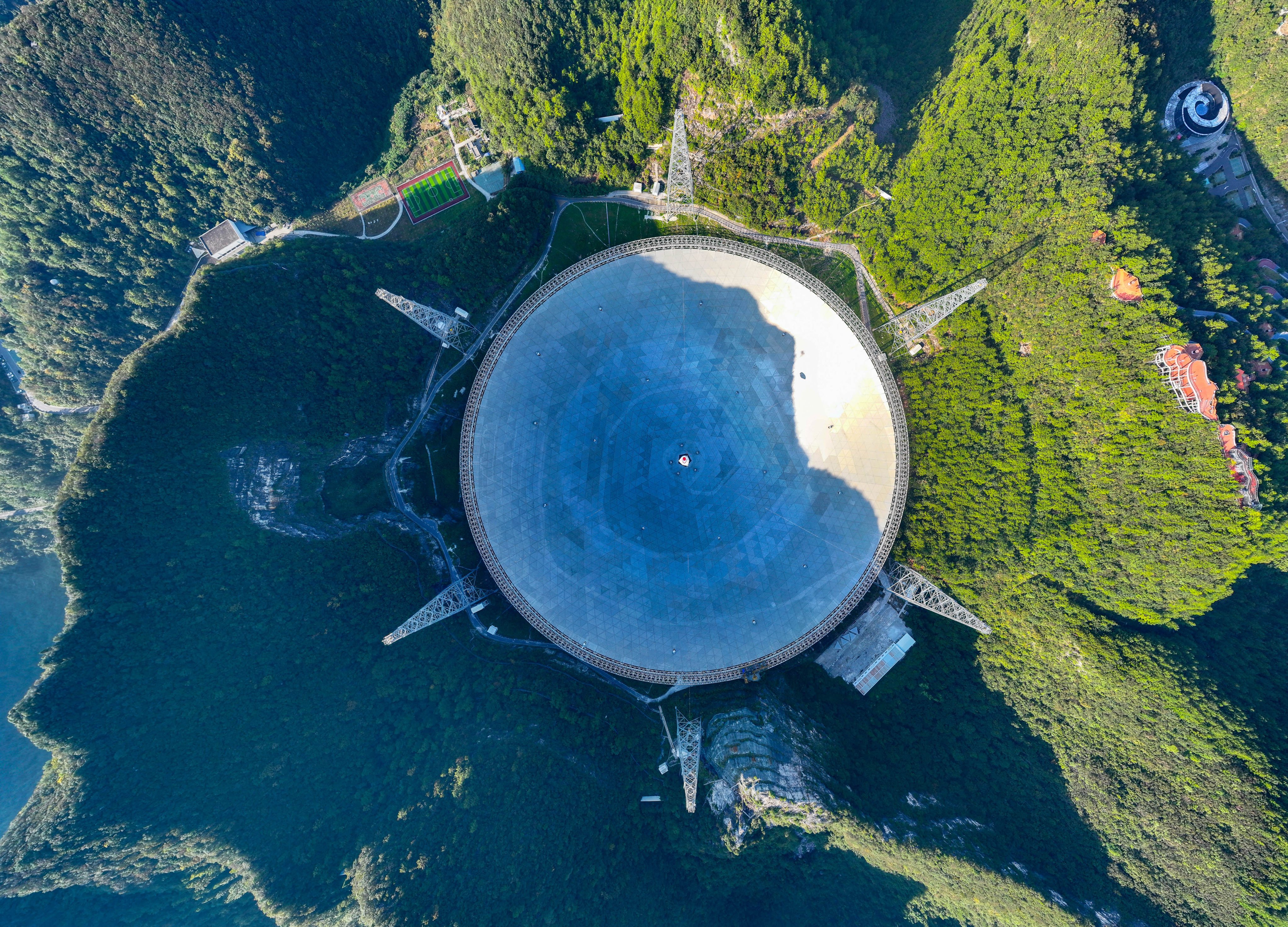 China’s Five-hundred-meter Aperture Spherical Radio Telescope (FAST) will get a major upgrade, it has been announced. Photo: Xinhua