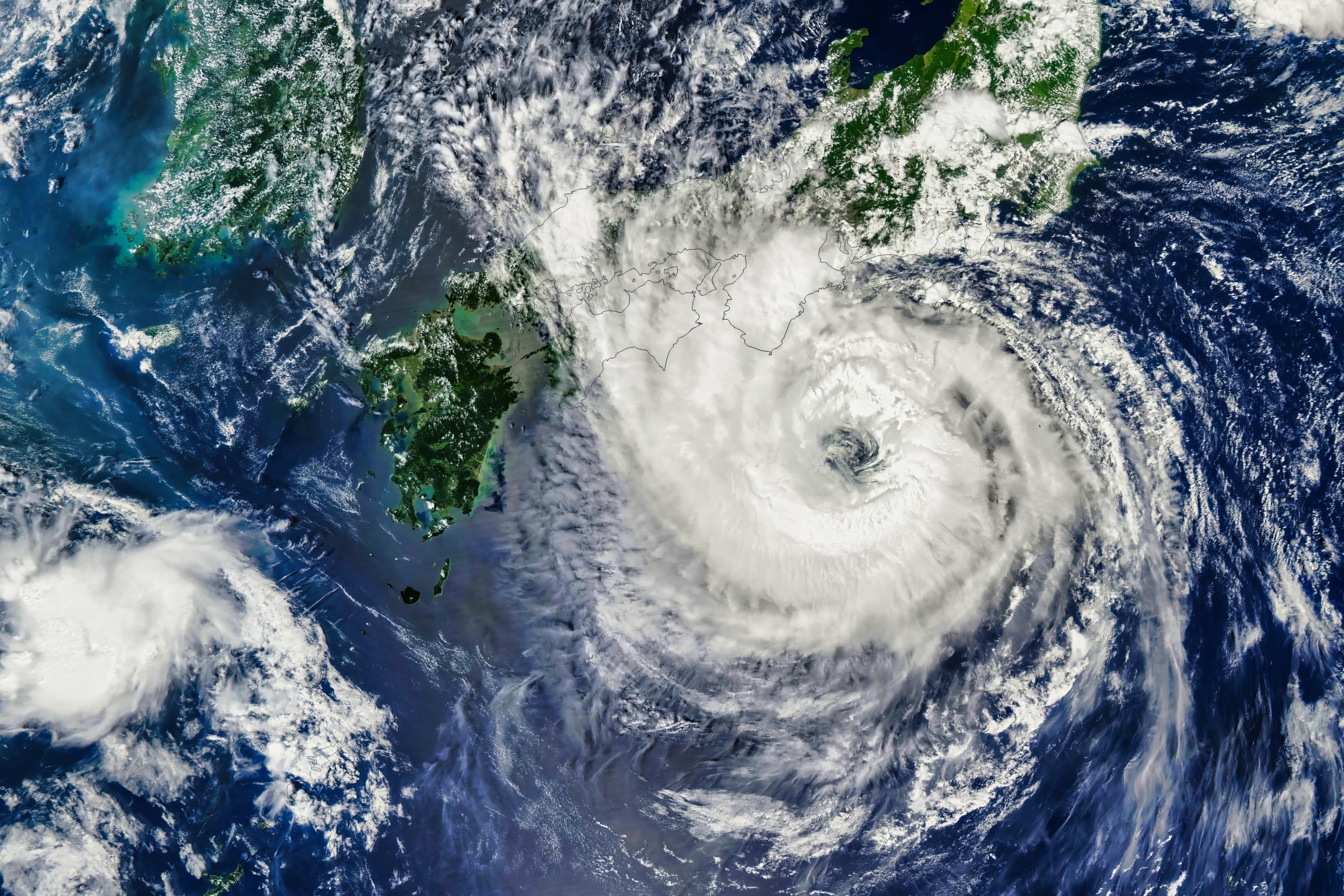 Typhoons have a few different names; in other places, they may be called hurricanes. Photo: Shutterstock