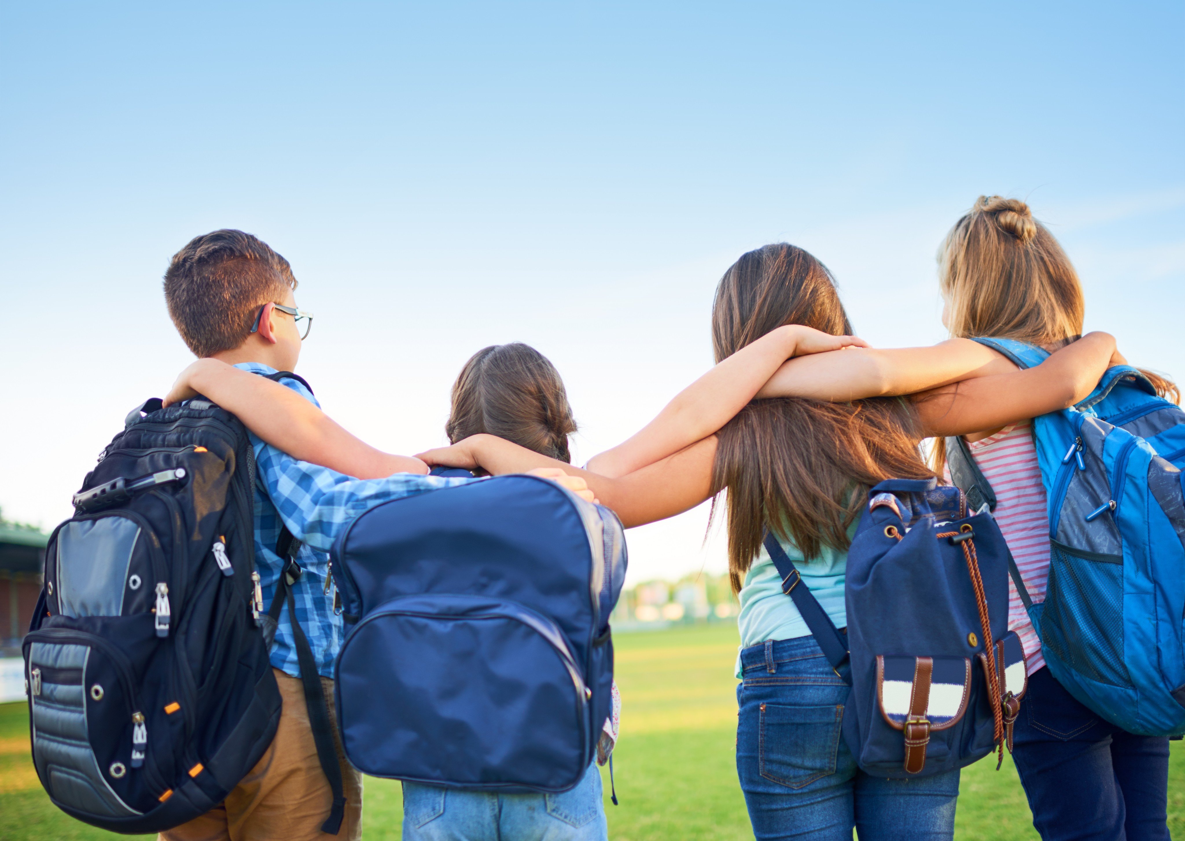 Many students were excited to start the new school year! Photo: Shutterstock