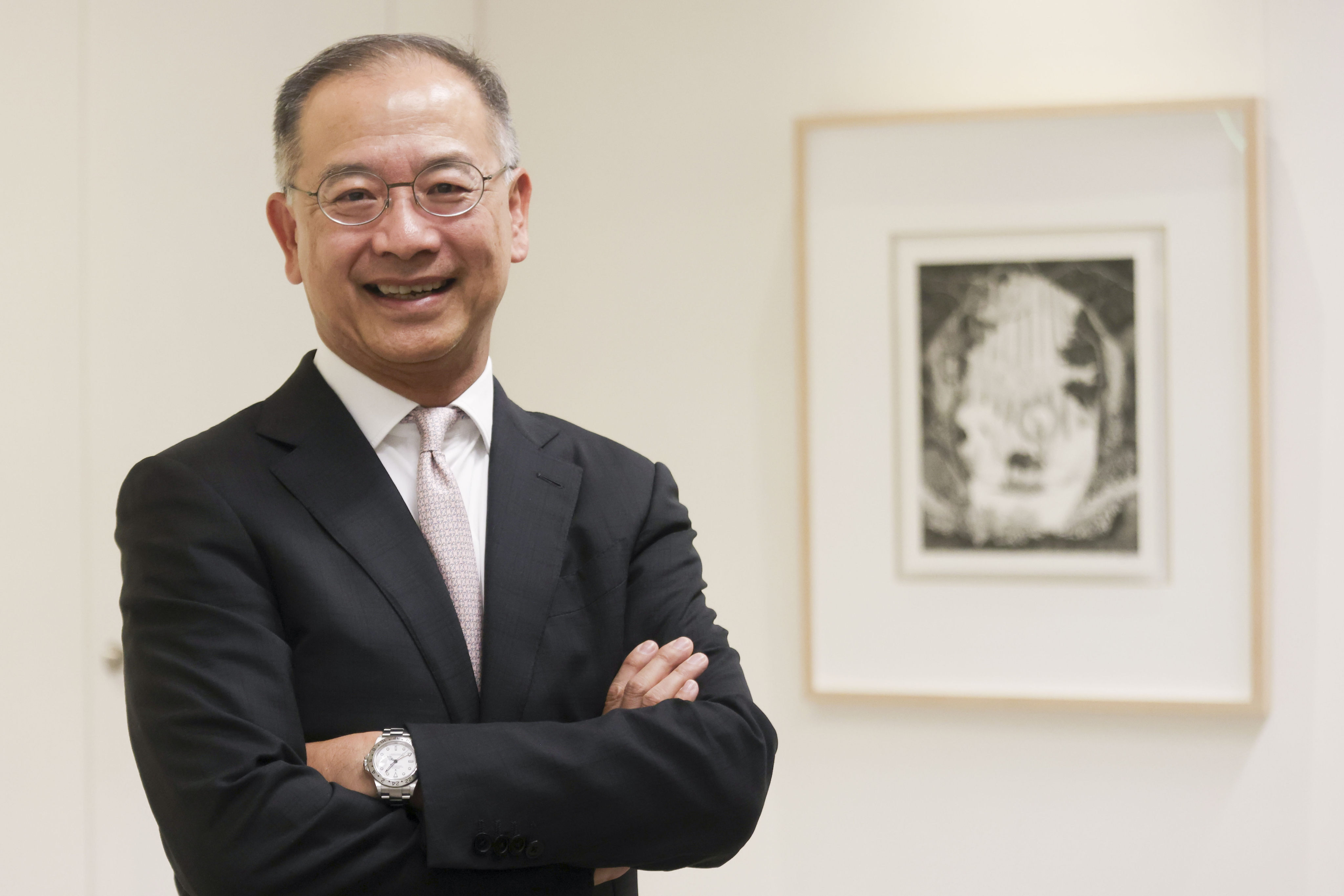 HKMA CEO Eddie Yue starts his second five-year term on Tuesday. Photo: Jonathan Wong