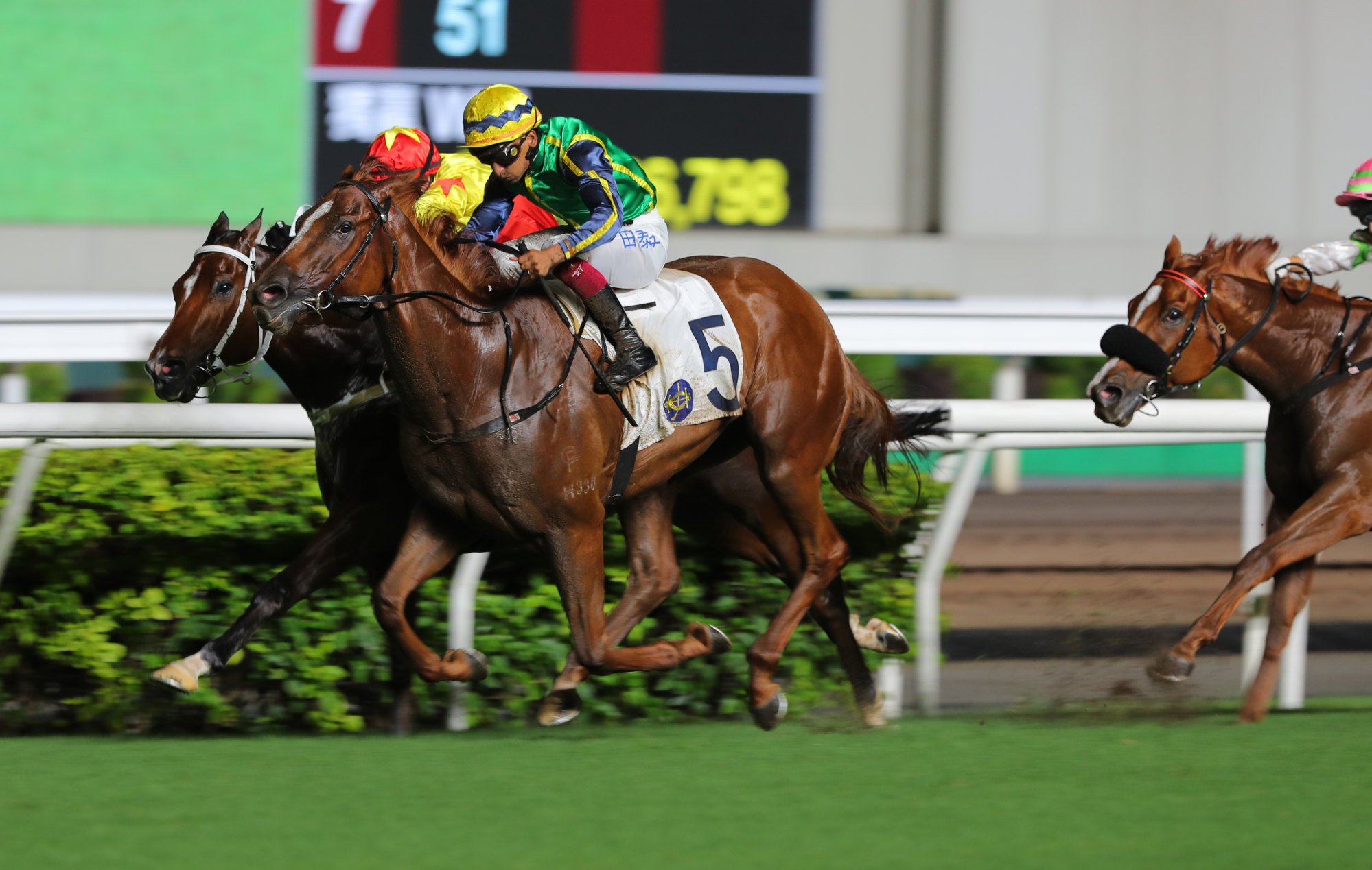 Karis Teetan guides Mugen to victory in the Premier Cup. Photo: Kenneth Chan