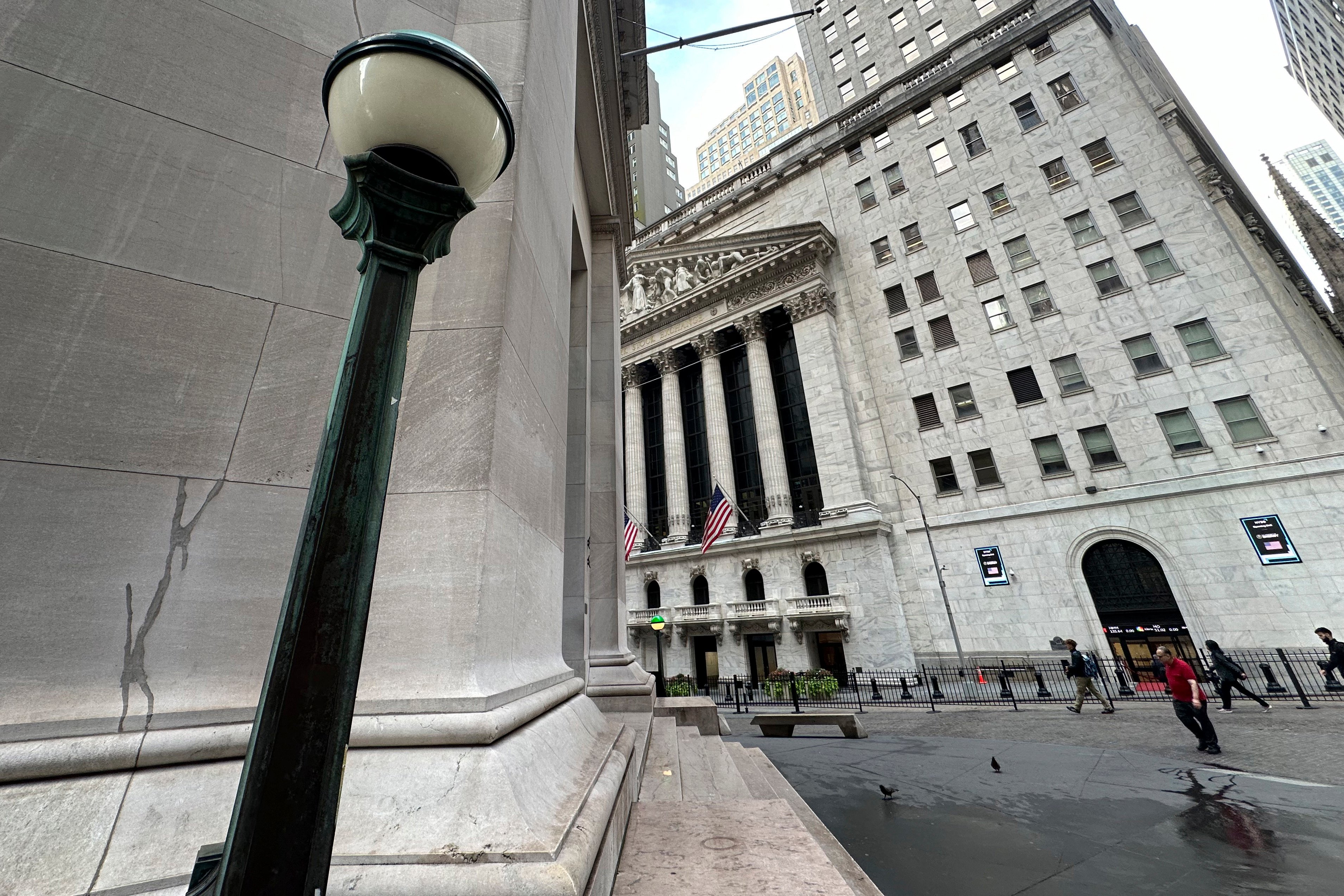 The New York Stock Exchange is seen on September 24, 2024, in New York City. Photo: AP