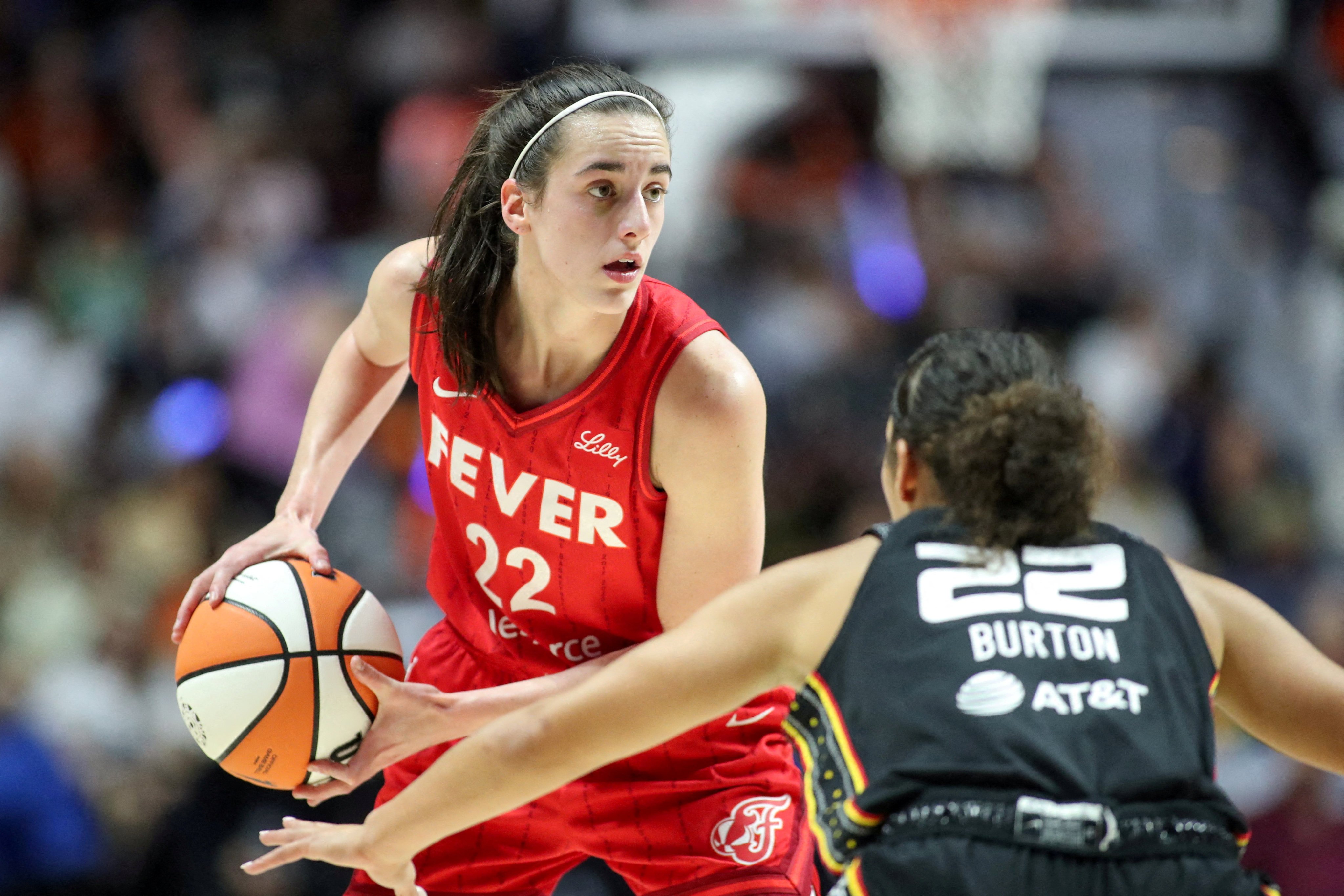 Indiana Fever guard Caitlin Clark has been named WNBA rookie of the year. Photo: Reuters