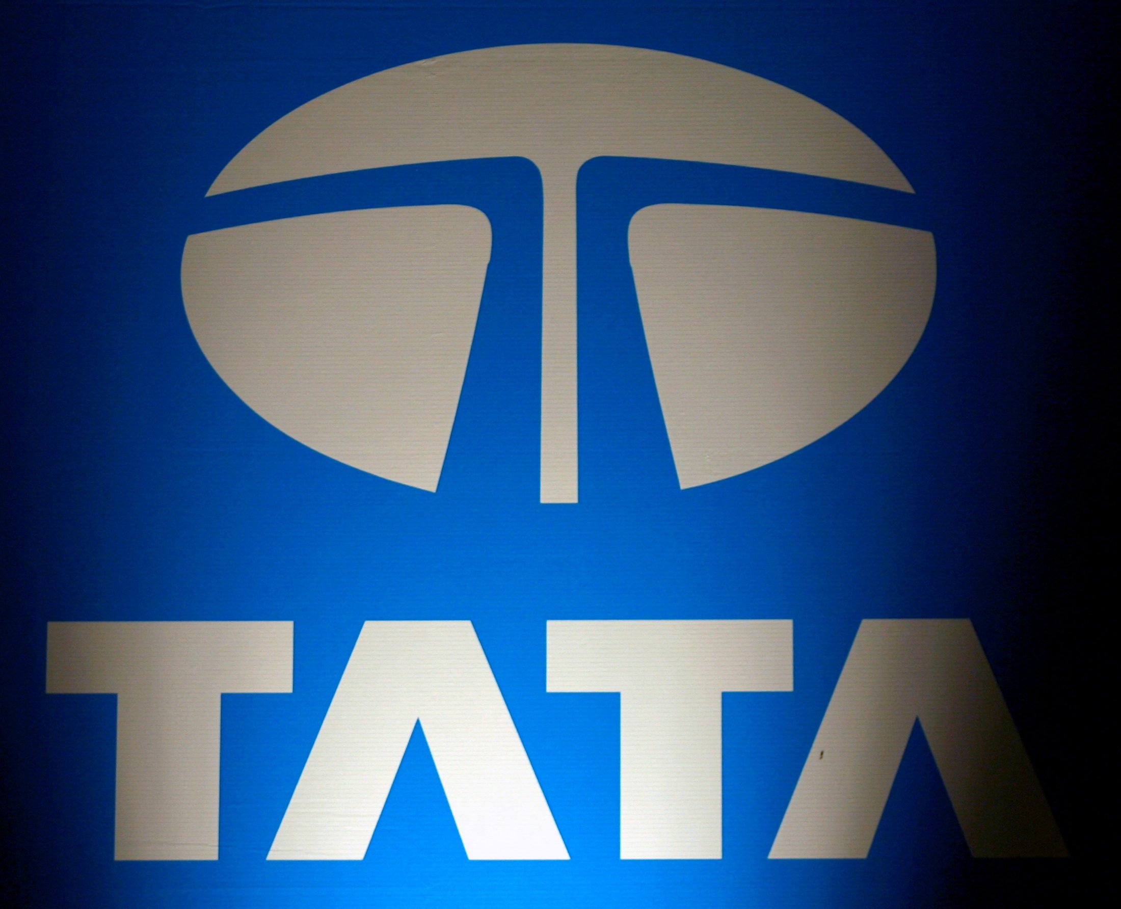 File: the logo of Tata Group at a business meeting organised by the Confederation of Indian Industry (CII) in New Delhi. Photo: Reuters