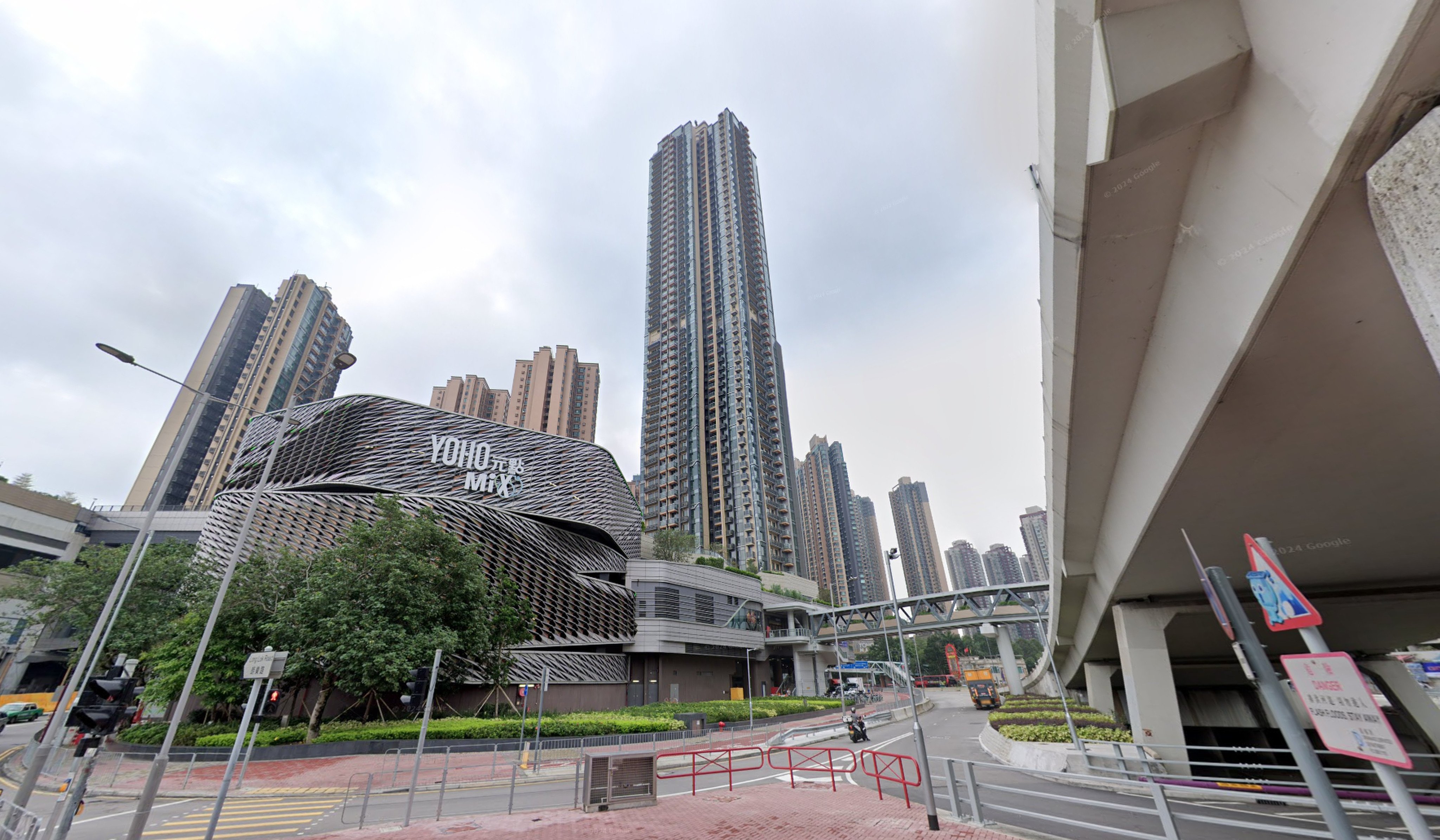 A view of SHKP’s Yoho Hub development in Yuen Long. Photo: Google maps