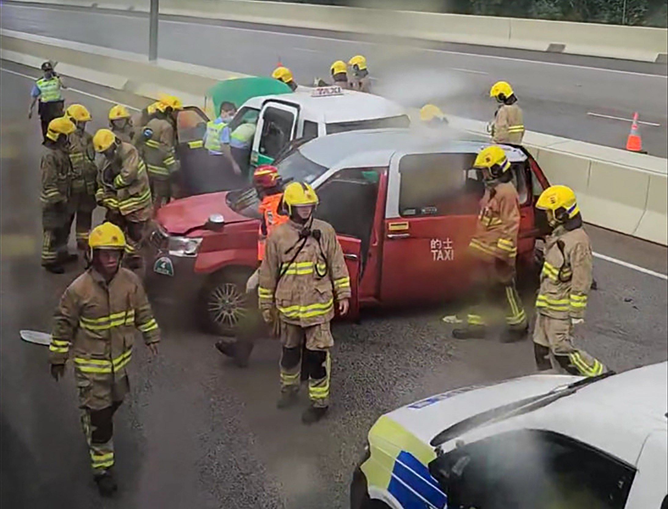 The incident occurred on the Hong Kong-Shenzhen Western Corridor. Photo: Facebook/Kit N Woody