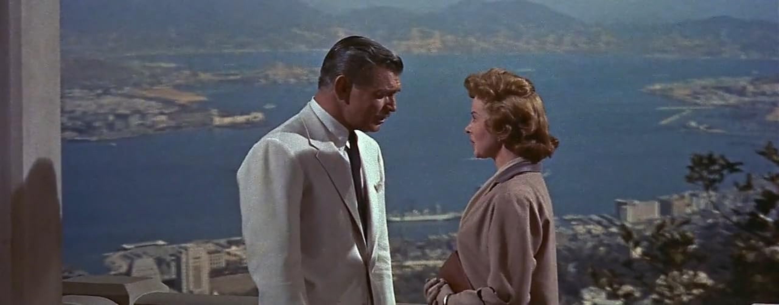 Clark Gable and Susan Hayward in a still from Soldier of Fortune (1955). Directed by Edward Dmytryk, the film was mostly set and shot in Hong Kong and painted a somewhat dim picture of expat life in the city.