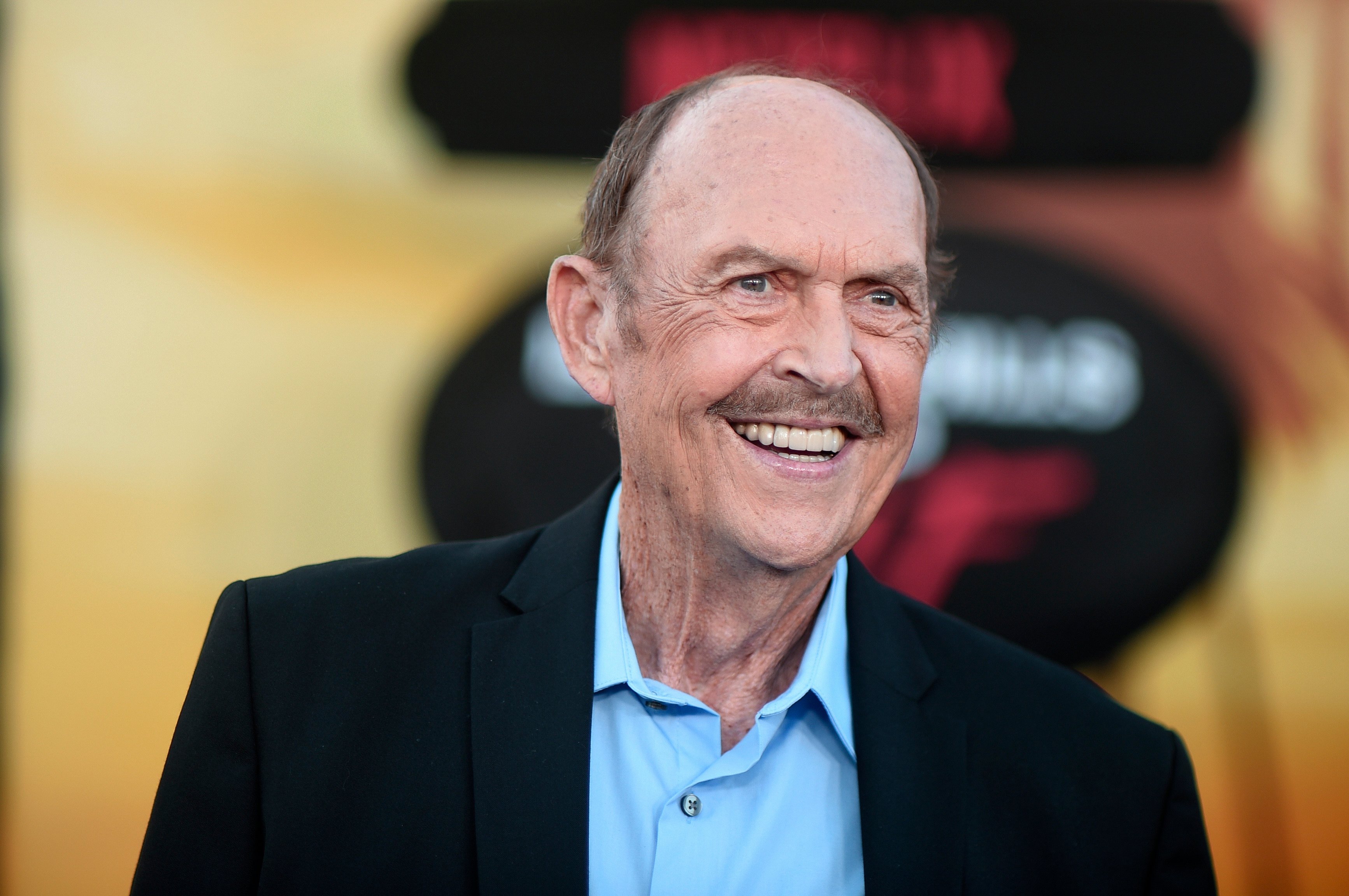 John Ashton arrives at the premiere of Beverly Hills Cop: Axel F in June. The actor has died at the age of 76. Photo: Invision via AP