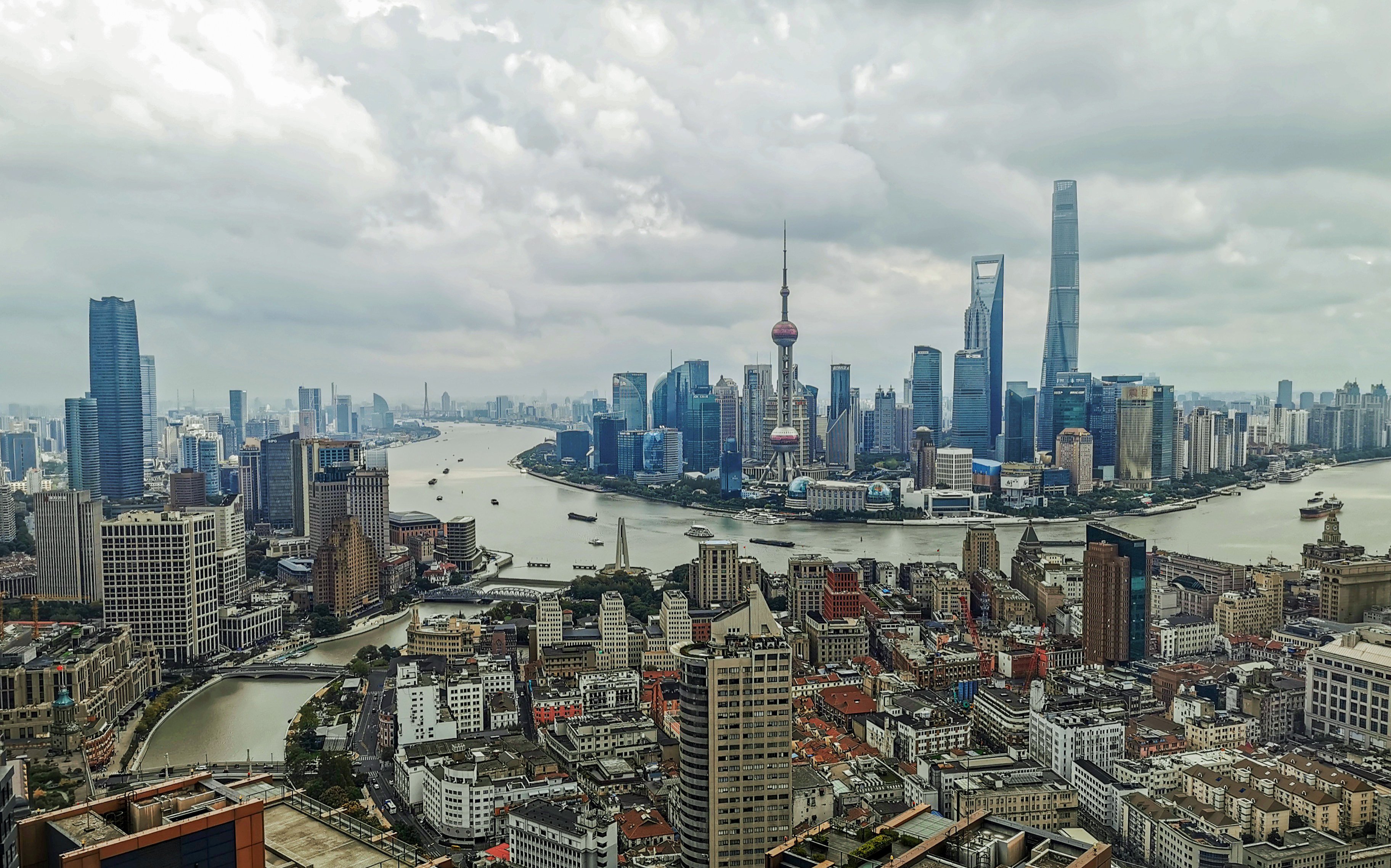 Luxury property sales rose in Shanghai following the launch of China’s stimulus package. Photo: Xinhua