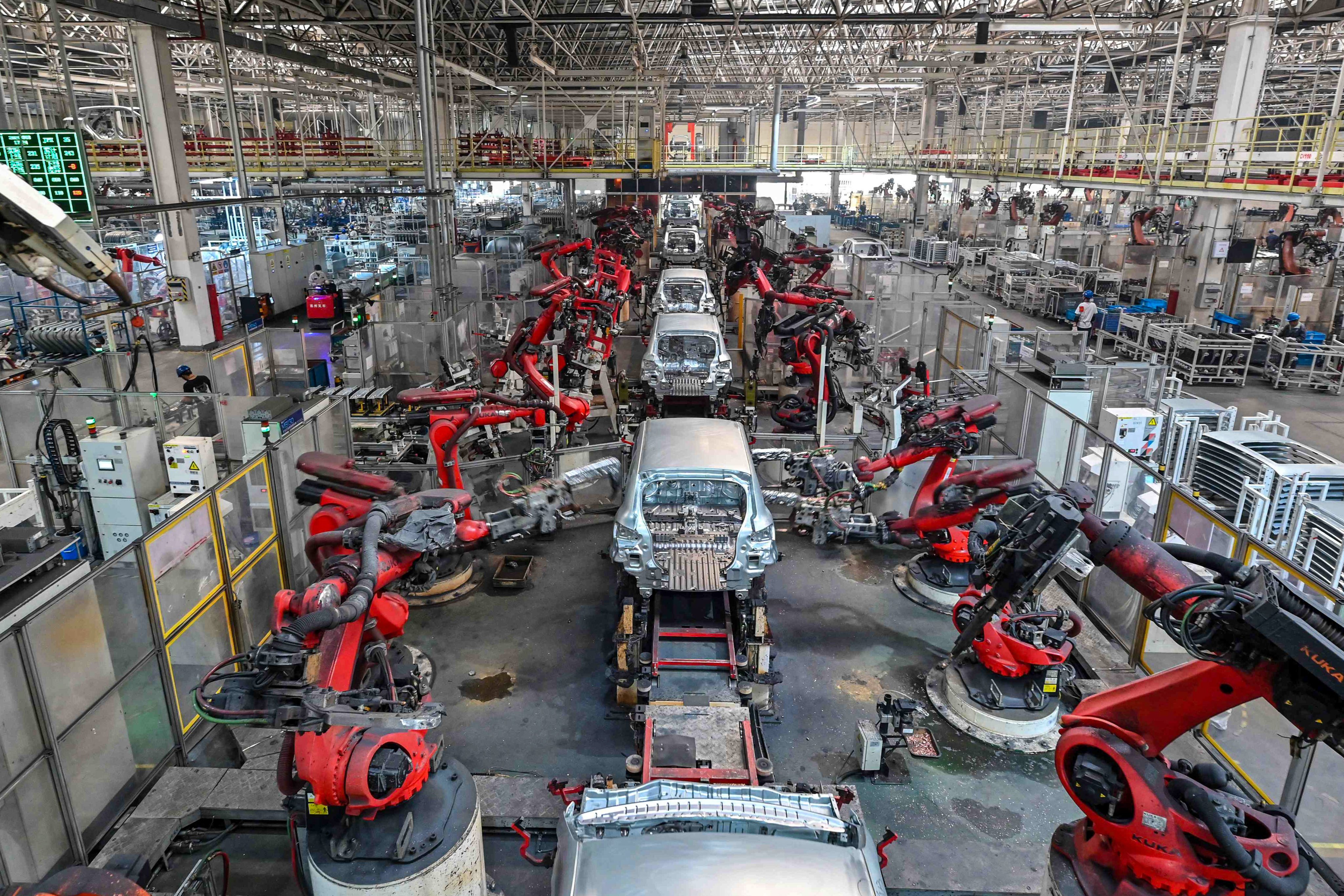 In 2010, China’s manufacturing output surpassed the US according to the Chinese government, which cited statistics from the World Bank. Photo: AFP