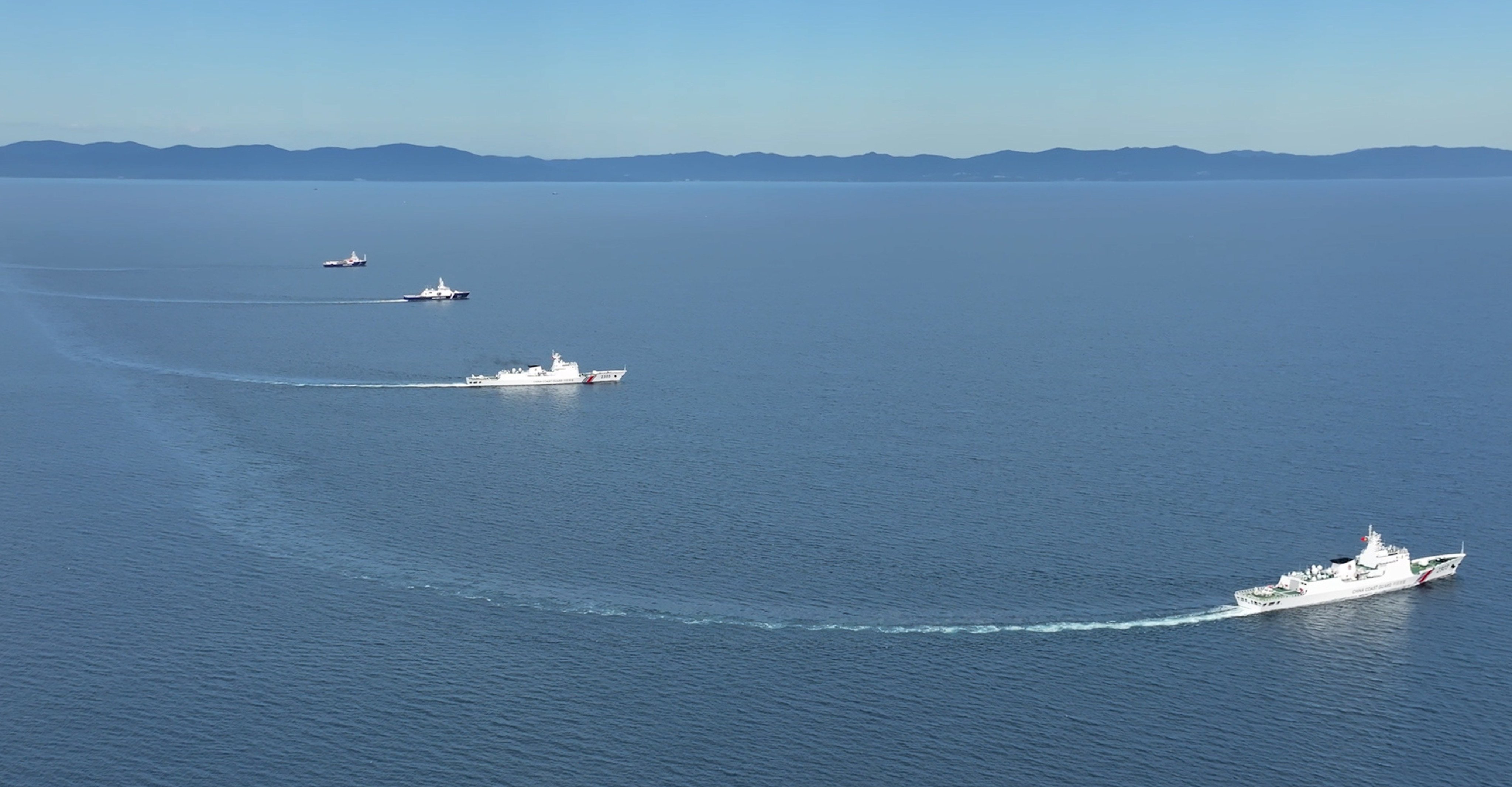 Joint exercises and patrols by Chinese and Russian coastguard vessels point to closer cooperation and interest in Arctic sea routes, observers say. Photo: Handout