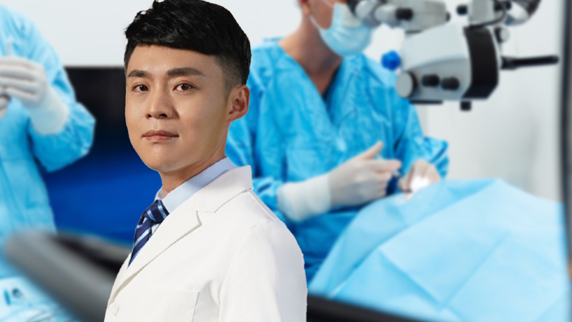 Eye doctor, Tao Yong, who was brutally stabbed by a patient, has made a triumphant return to his surgical practice. Photo: SCMP composite/Shutterstock/Weibo