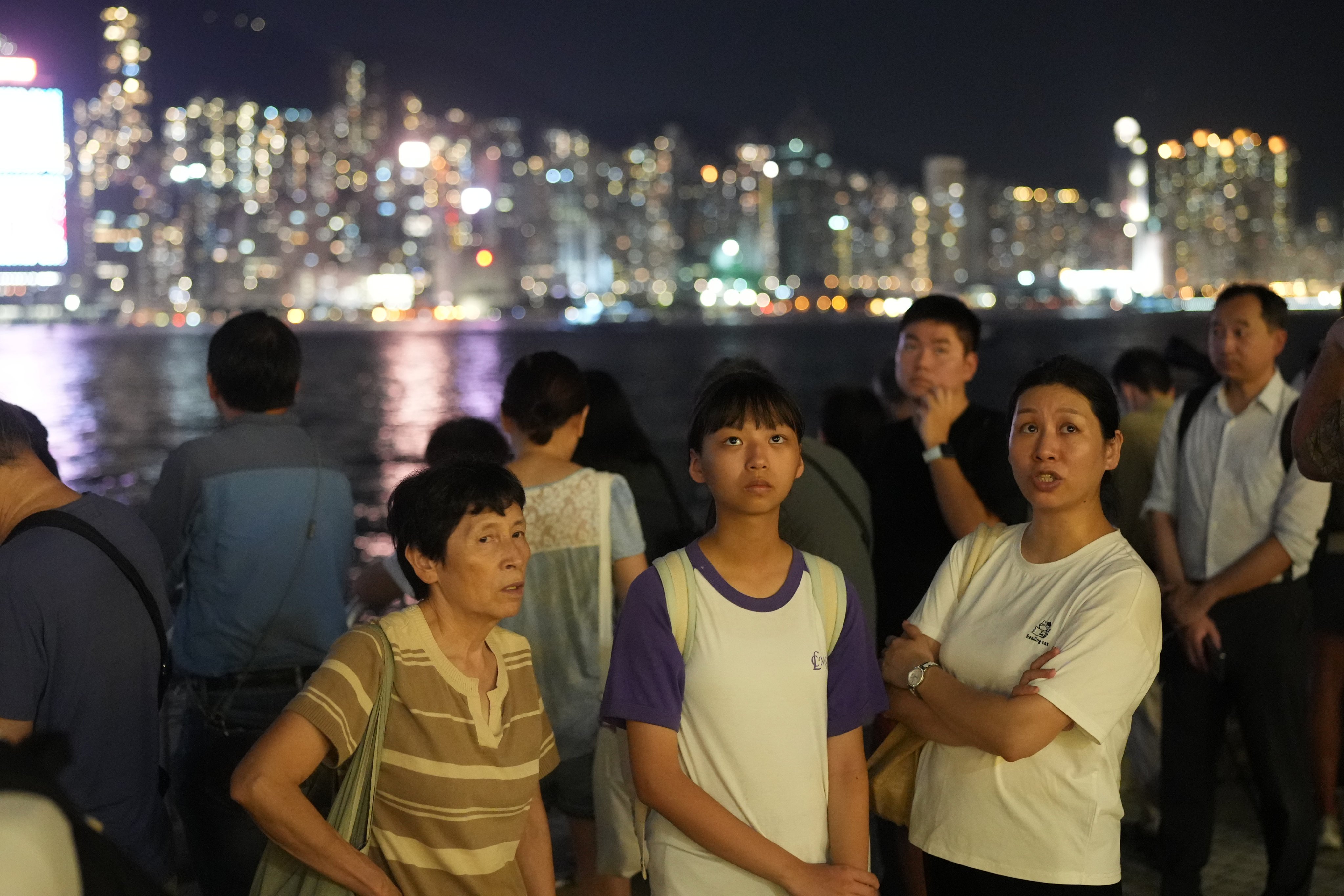 Thousands of people had converged on the cultural hub to wait for the National Day-themed performances. Photo: Sam Tsang