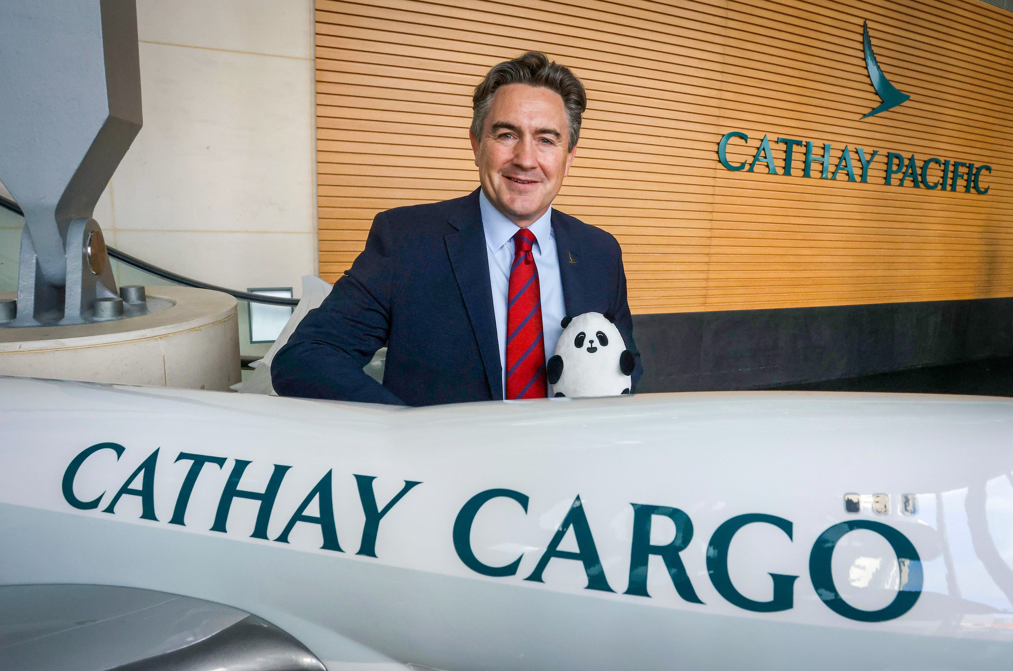 Tom Owen, director of Cathay’s cargo services, has said he wants to cement Hong Kong’s status as the world’s busiest air cargo hub. Photo: Jonathan Wong