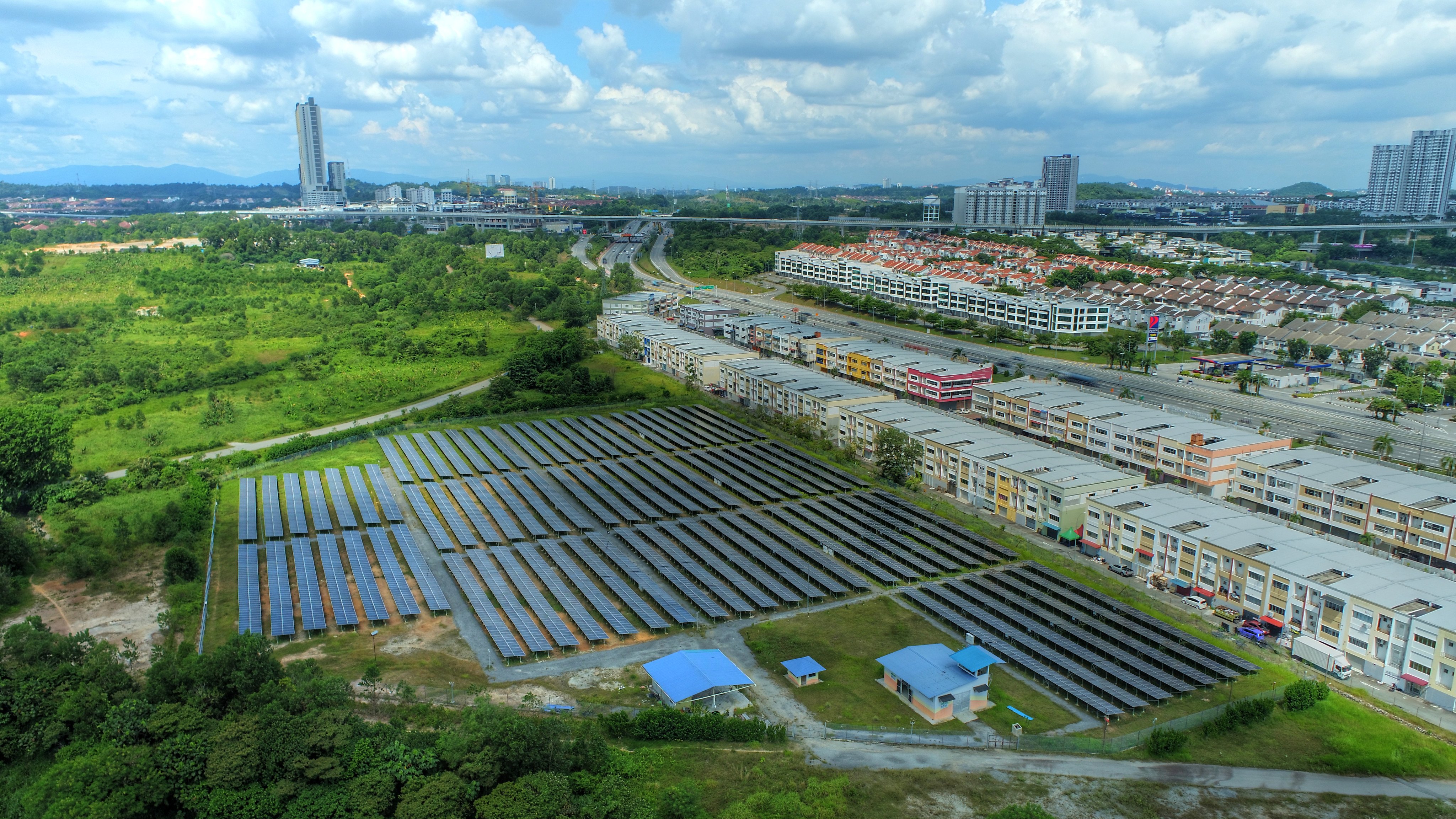 A solar farm in Puchong, Selangor, Malaysia. Photo: Shutterstock