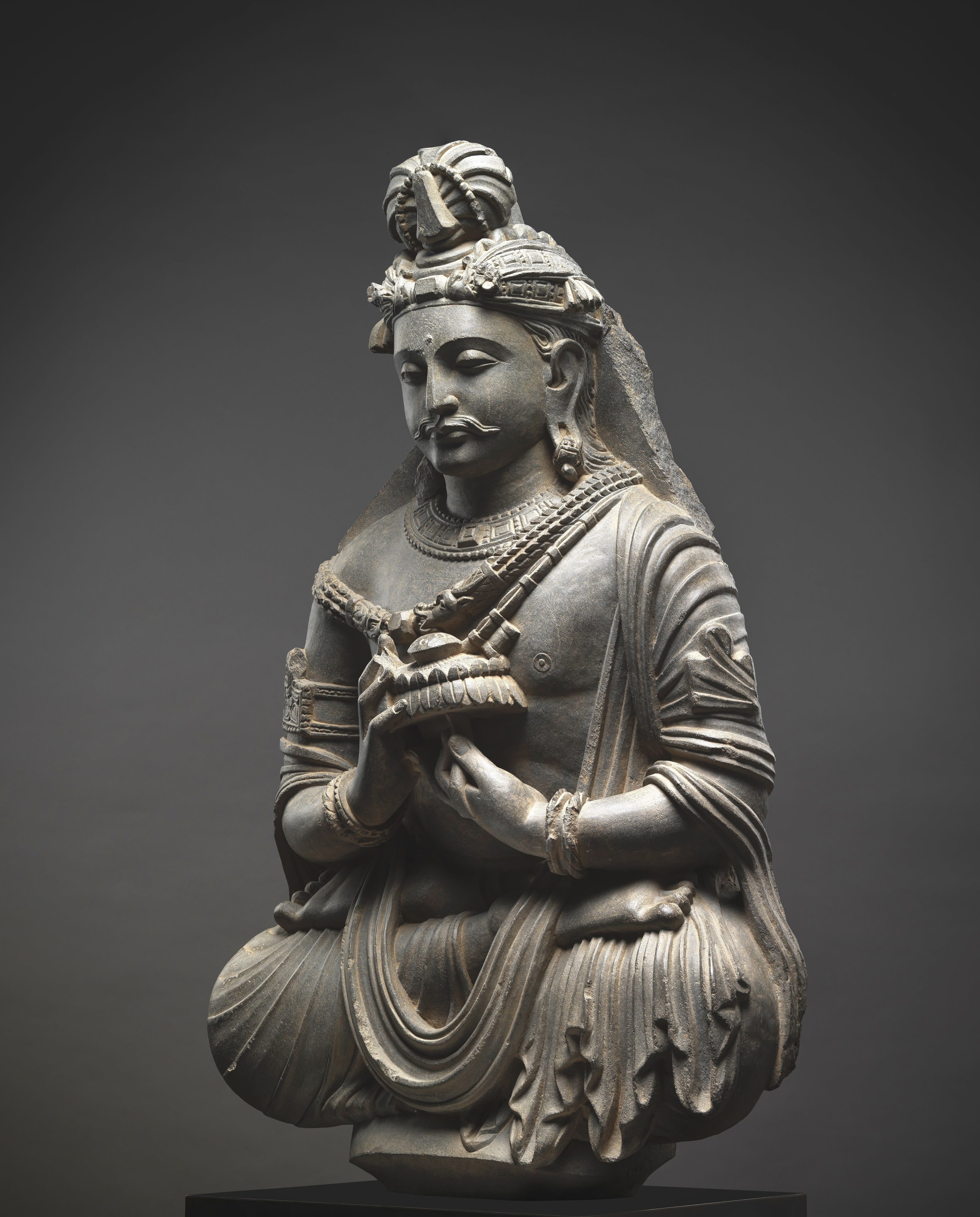 A 3rd century Gandhara sculpture of Bodhisattva Padmapani will be presented at the 2024 Fine Art Asia fair by Carlton Rochell Asian Art (Photo courtesy of the gallery)
