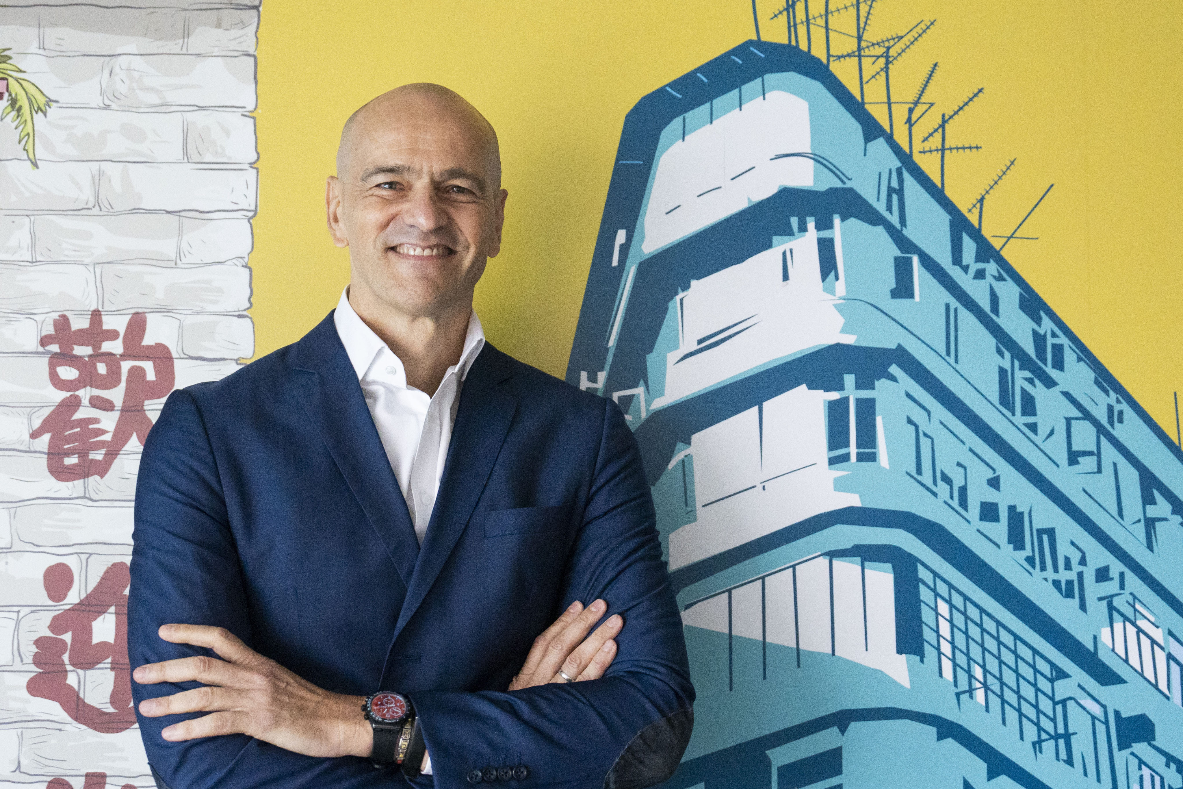 Vitasoy CEO Roberto Guidetti, photographed in the South China Morning Post office in Causeway Bay on September 24, 2024. Photo: Nathan Tsui