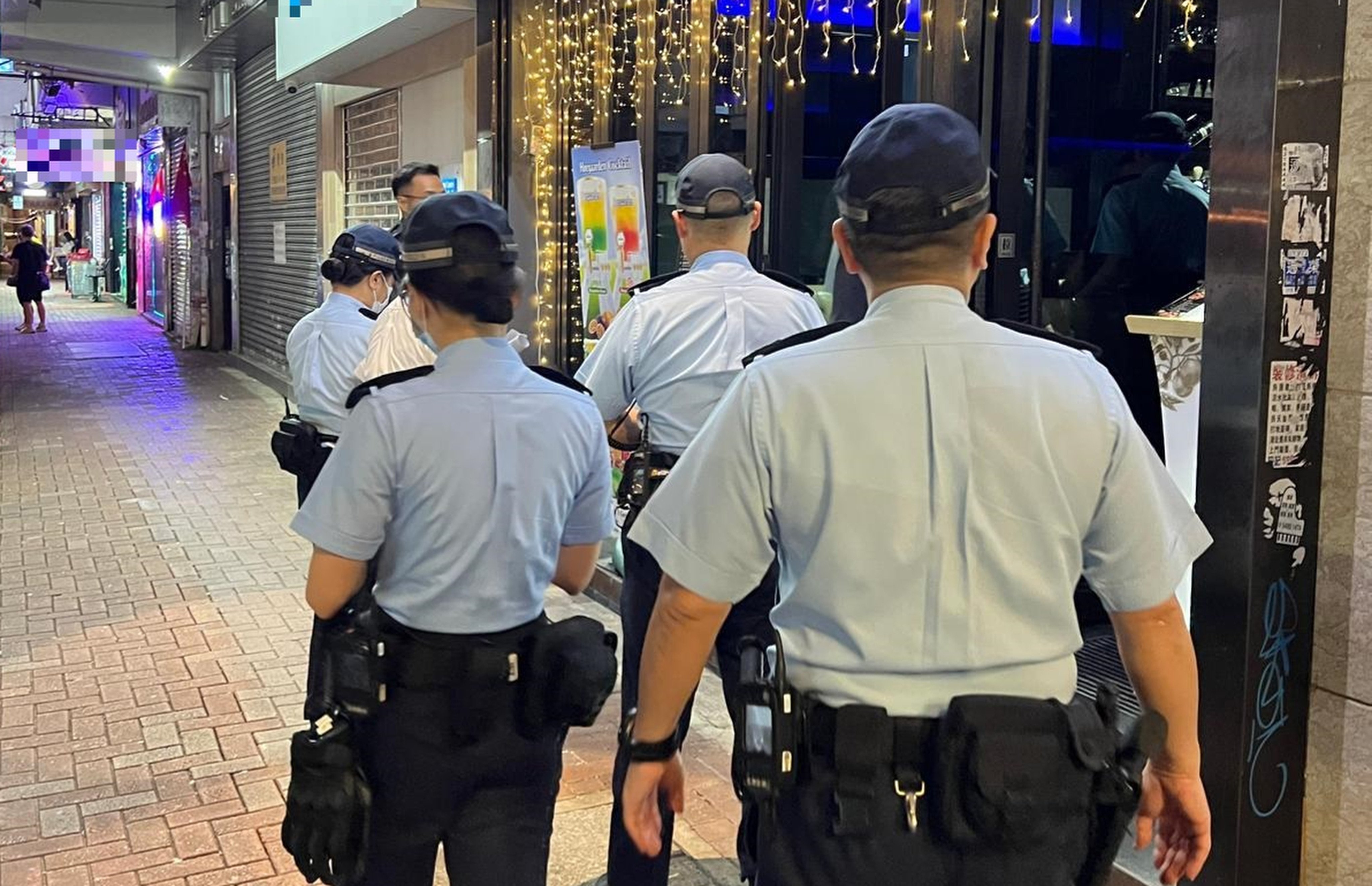 Police have raided a gambling den in Mong Kok. Photo: Handout