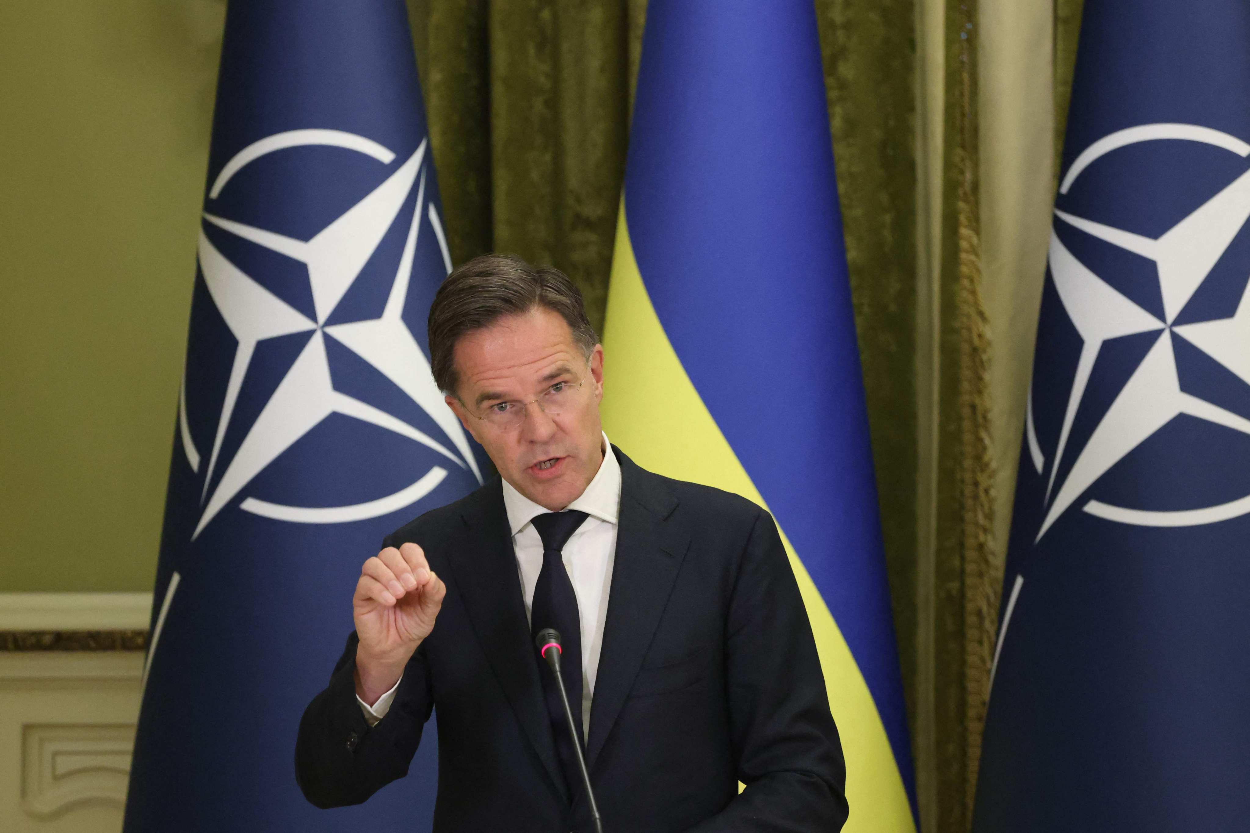 Mark Rutte, the new head of Nato, has vowed to help shore up Western support for Ukraine. Photo: AFP