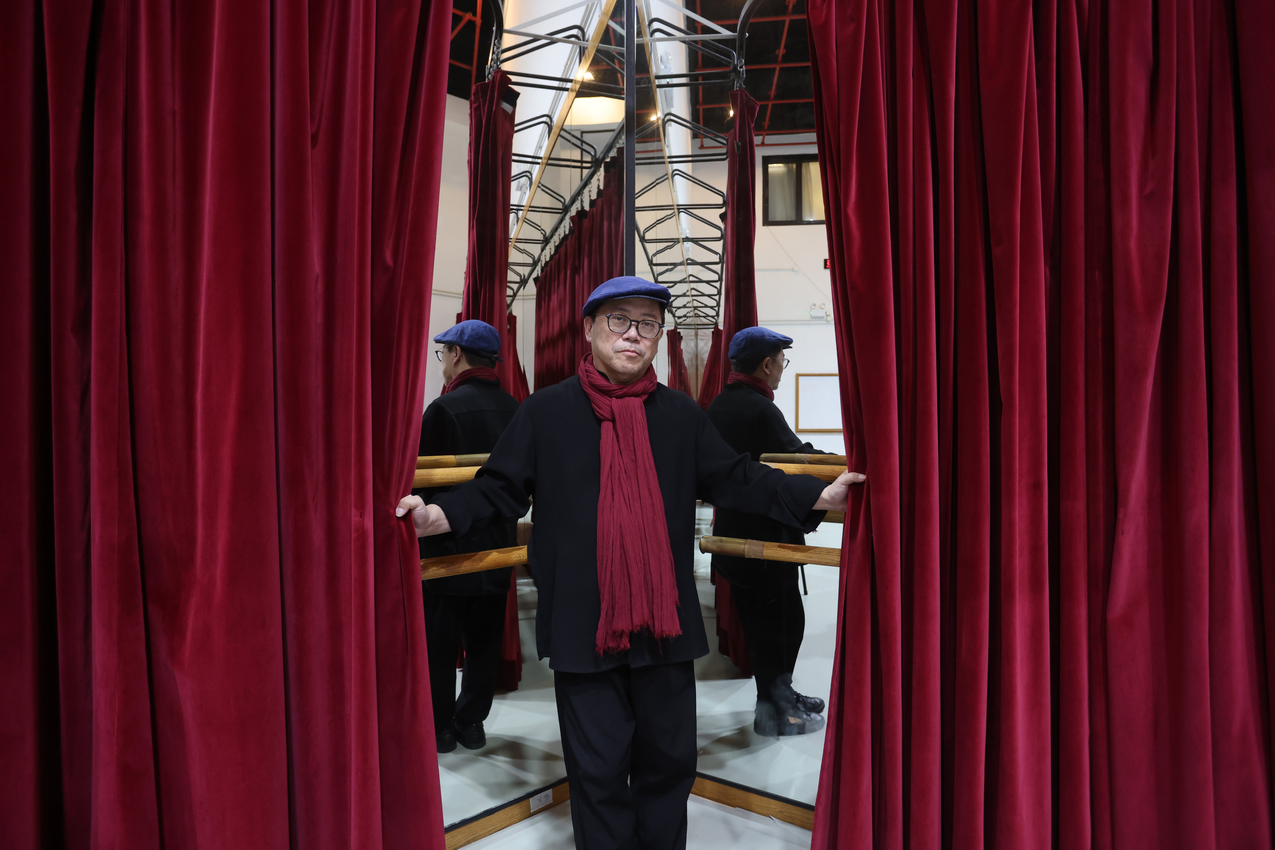 Tim Yip, set and costume designer for Hong Kong Ballet’s The Butterfly Lovers, at the Hong Kong Cultural Centre on September 11, 2024. The Oscar-winning art director, who worked on Crouching Tiger, Hidden Dragon, says he is fascinated by different genres of dance. Photo: Jonathan Wong