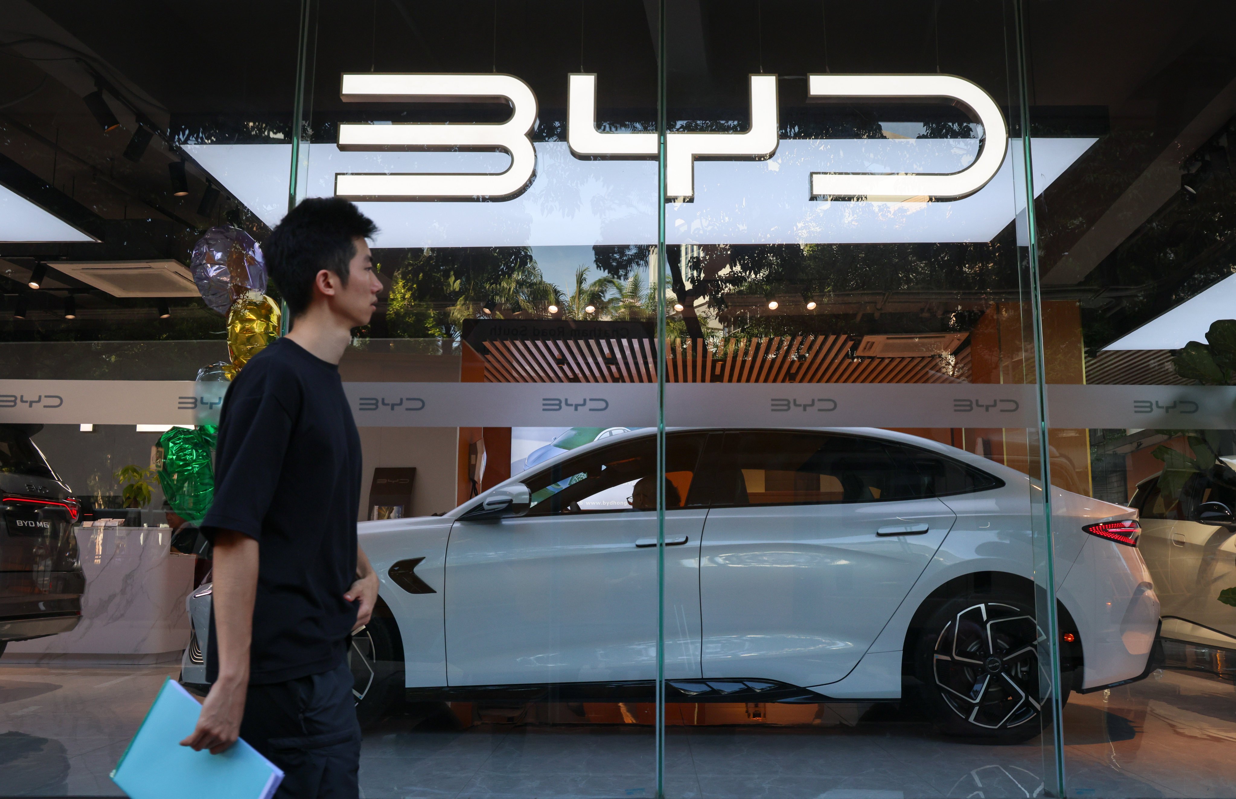 BYD is the top mainland EV brand in Hong Kong. Photo: Jelly Tse