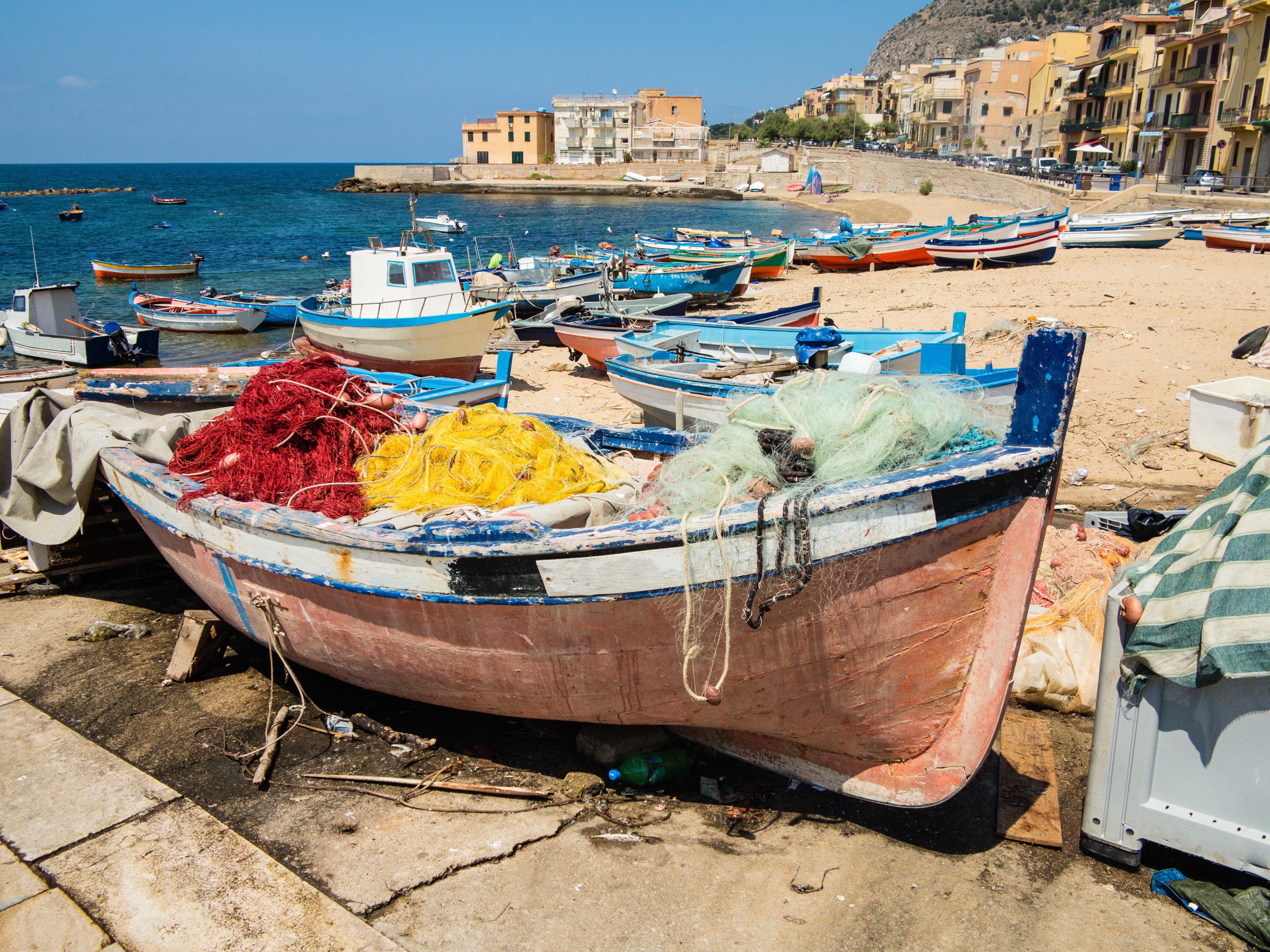 The fishing port in Bagheria, Sicily, Italy. Photo: Shutterstock