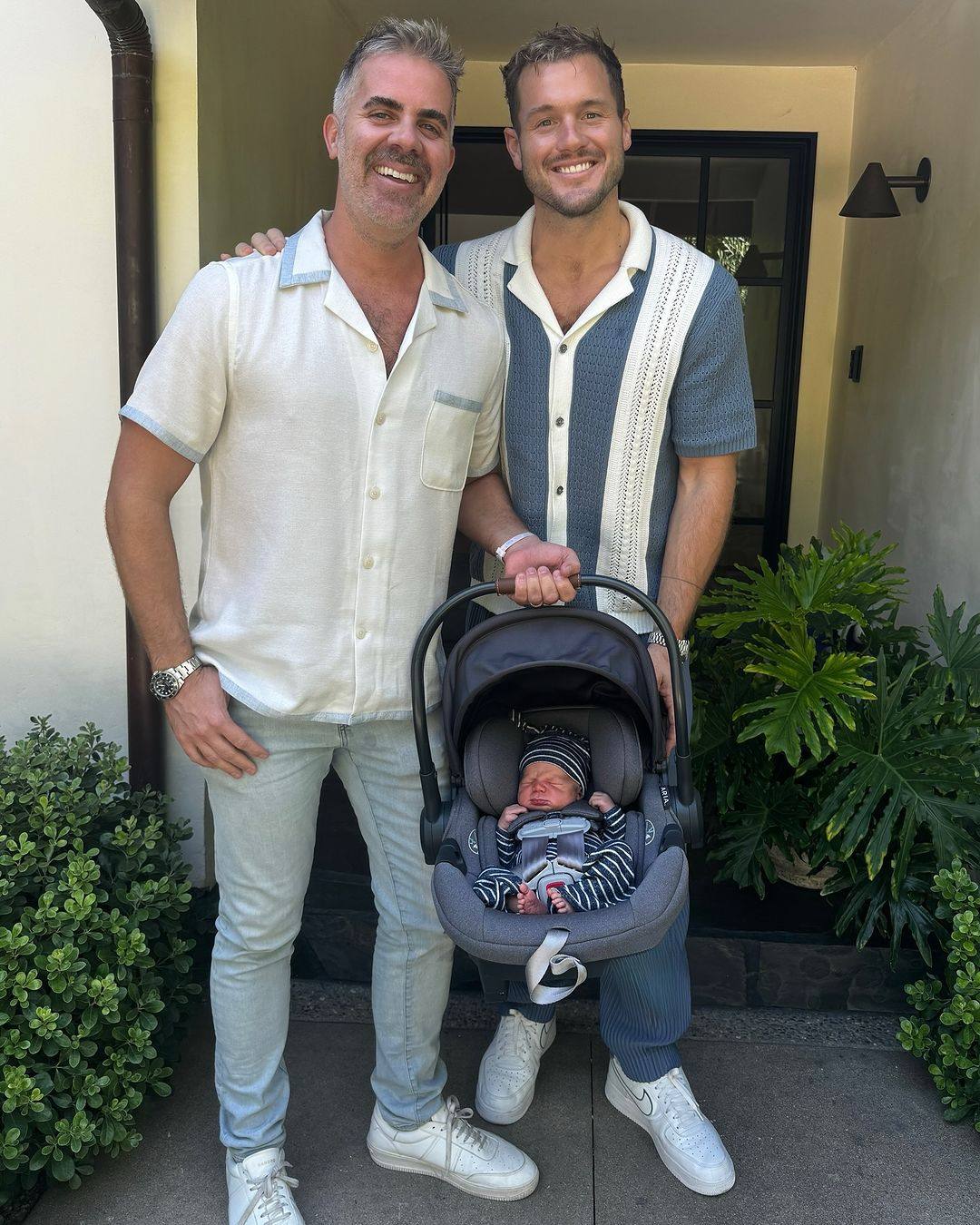 Jordan C. Brown and Colton Underwood married last May and just welcomed a baby via surrogate. Photo: @jordancbrown_/Instagram 