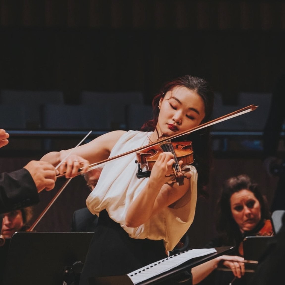 Angela Sin Ying Chan,, a Hong Kong violinist, performs in Belgium. Photo: Instagram/@angelasinyingchan