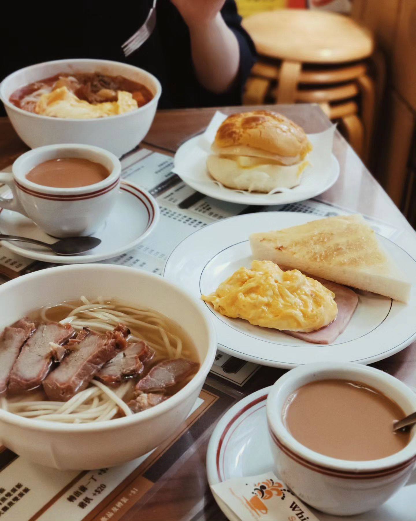 Hot milk tea served at Cheung Hing Coffee Shop in Happy Valley, Hong Kong.  Photo: Instagram/@maru_seki