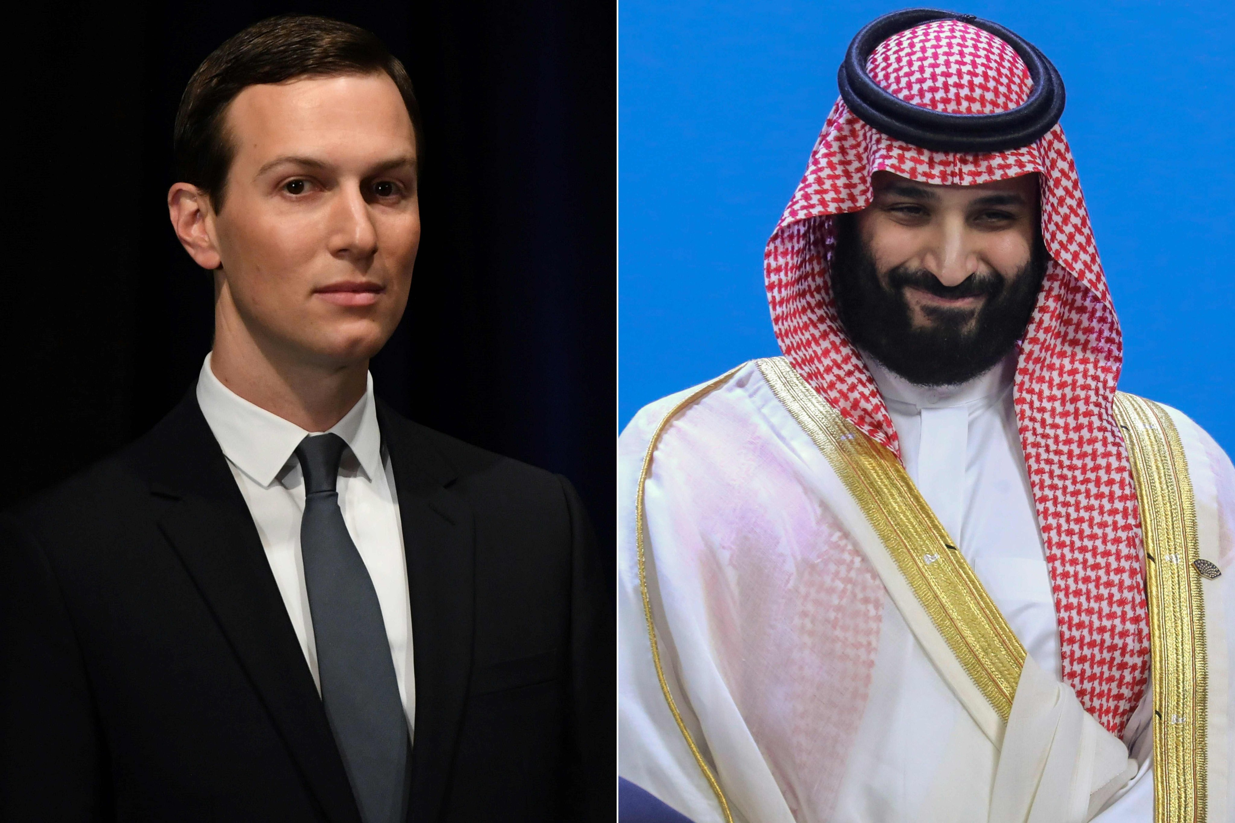 Jared Kushner (left), son-in-law of former US president Donald Trump, has discussed US-Saudi diplomatic negotiations involving Israel with Saudi Arabia’s Crown Prince Mohammed bin Salman multiple times since leaving the Trump White House, said a source familiar with the discussions. Photo: AFP