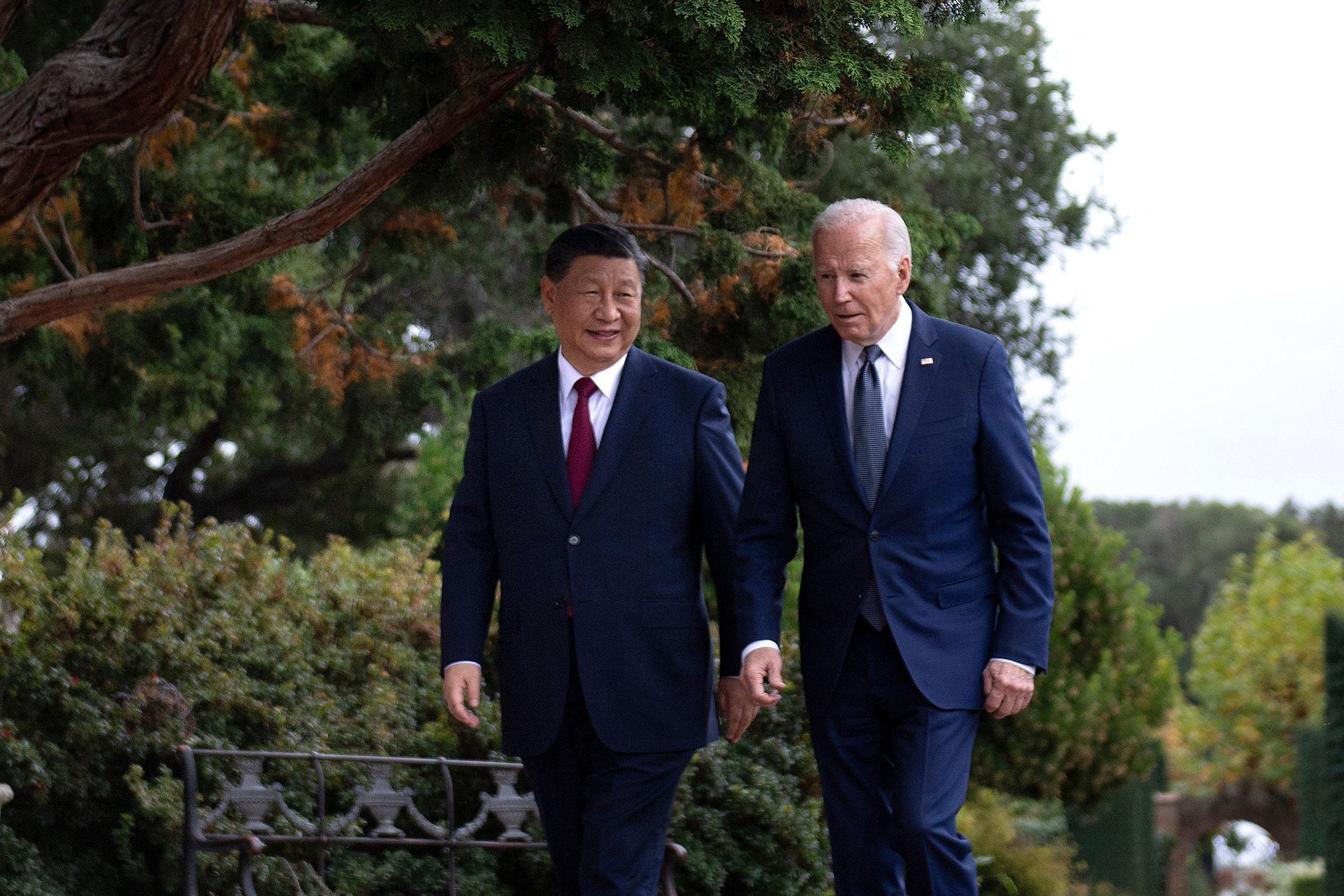 President Joe Biden and Chinese President Xi Jinping in California last November. Photo: TNS