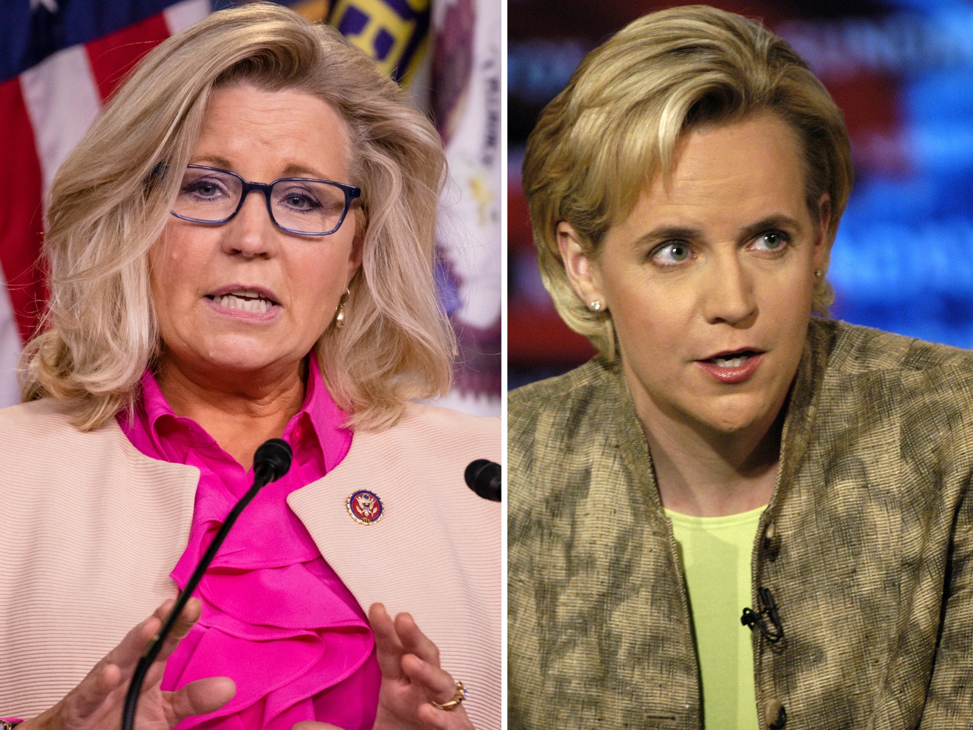 Liz (left) and Mary Cheney, the daughters of former US vice-president Dick Cheney, have had very public fallouts. Photos: Getty Images