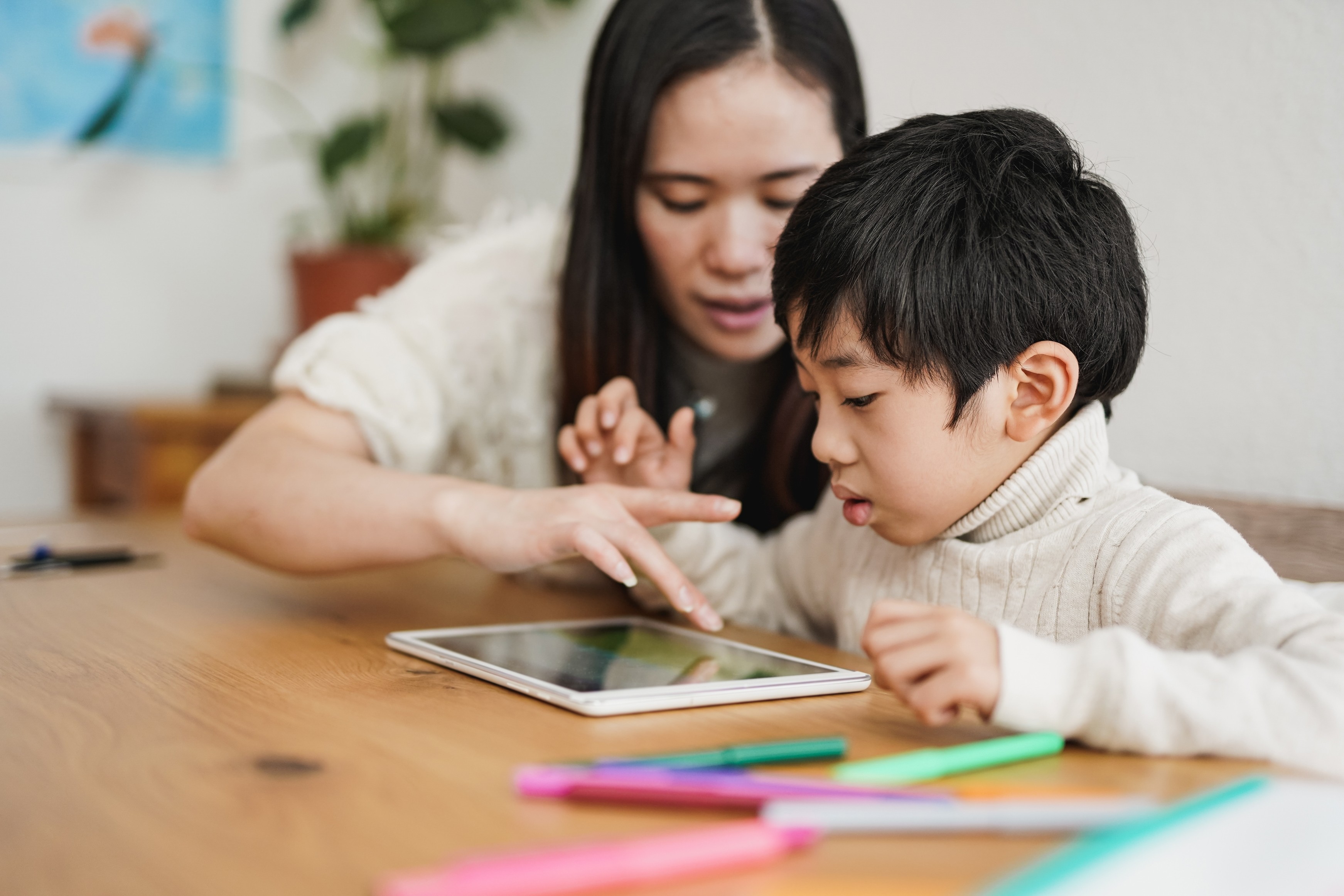 The potential impact of online AI platforms on the learning and development of toddlers is yet unclear. Photo: Shutterstock 