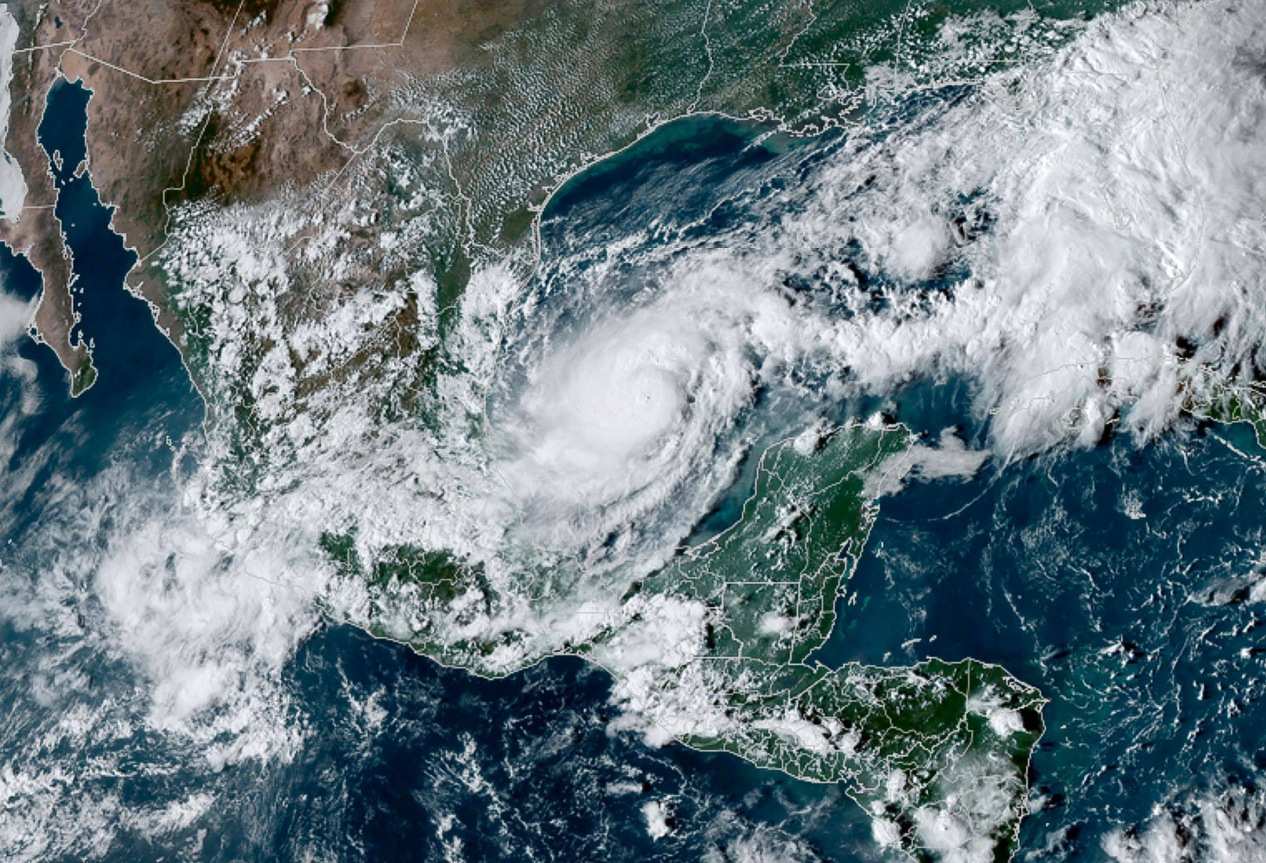 Hurricane Milton churning over the Gulf of Mexico toward the western coast of Florida. Photo: NOAA via AFP