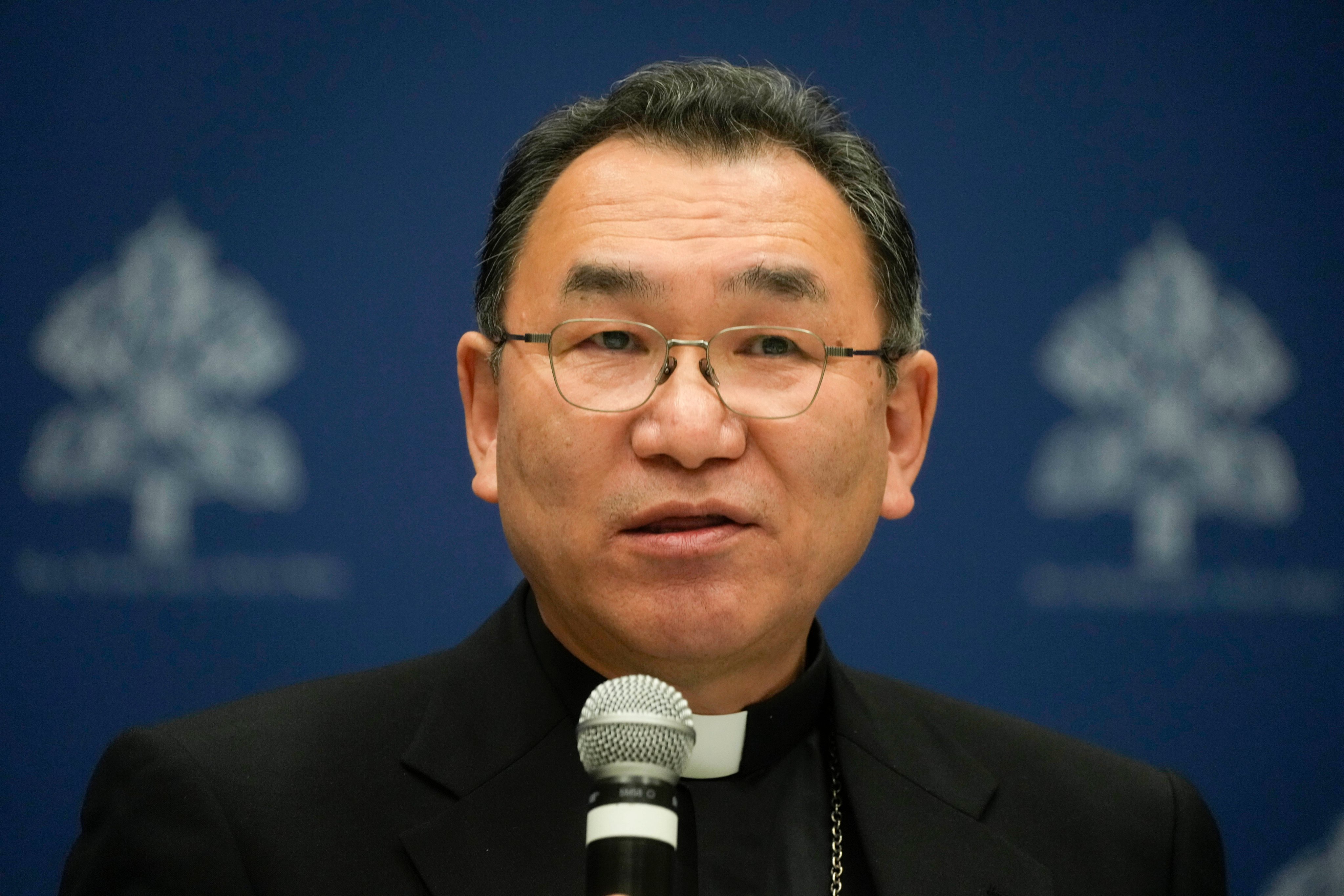 Tokyo Archbishop Isao Kikuchi, who will be created a cardinal by Pope Francis on December 8. Photo: AP