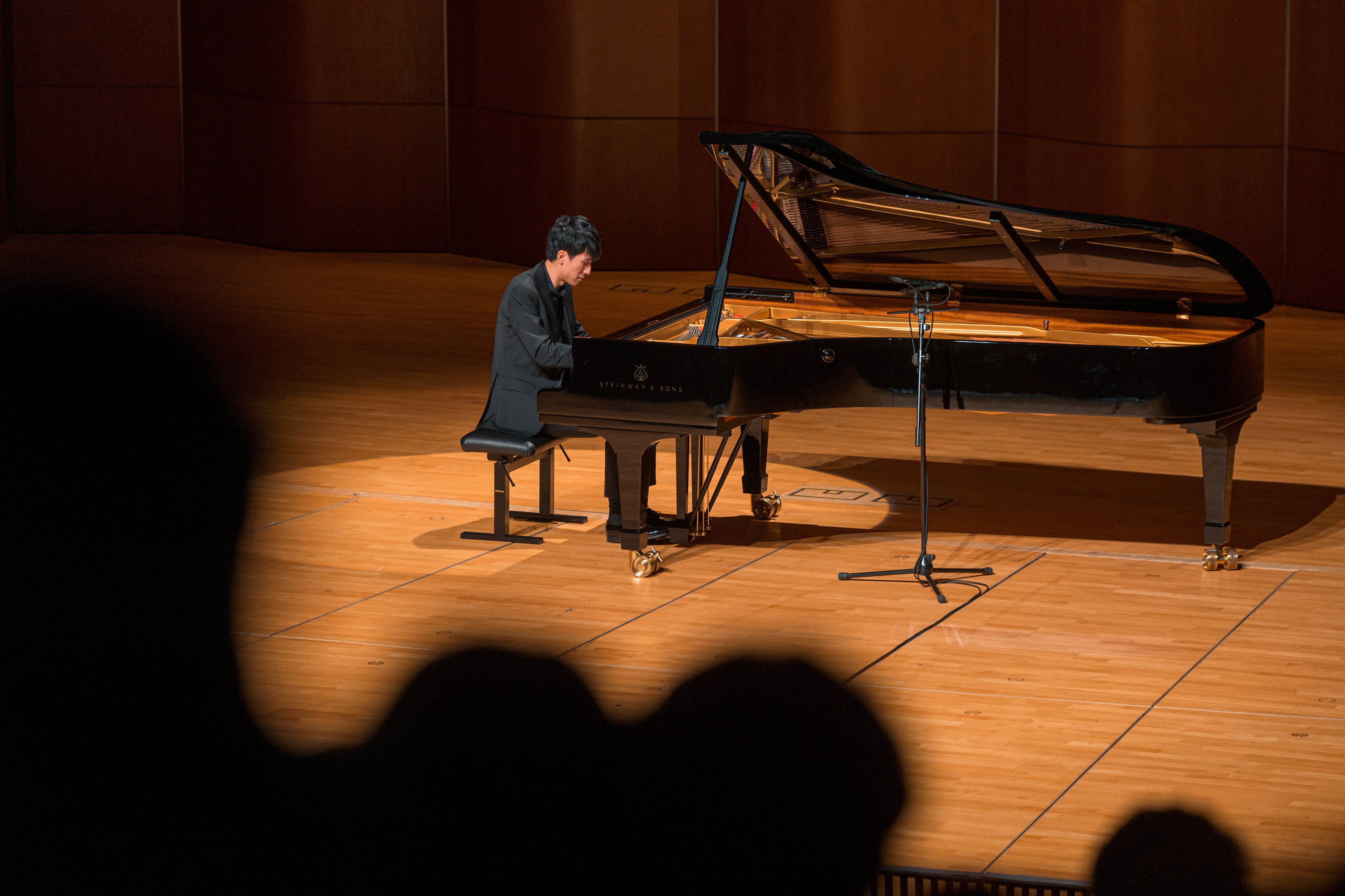 Chinese-American pianist Eric Lu performs at the University of Hong Kong  on October 4, 2024. Photo: HKU Muse