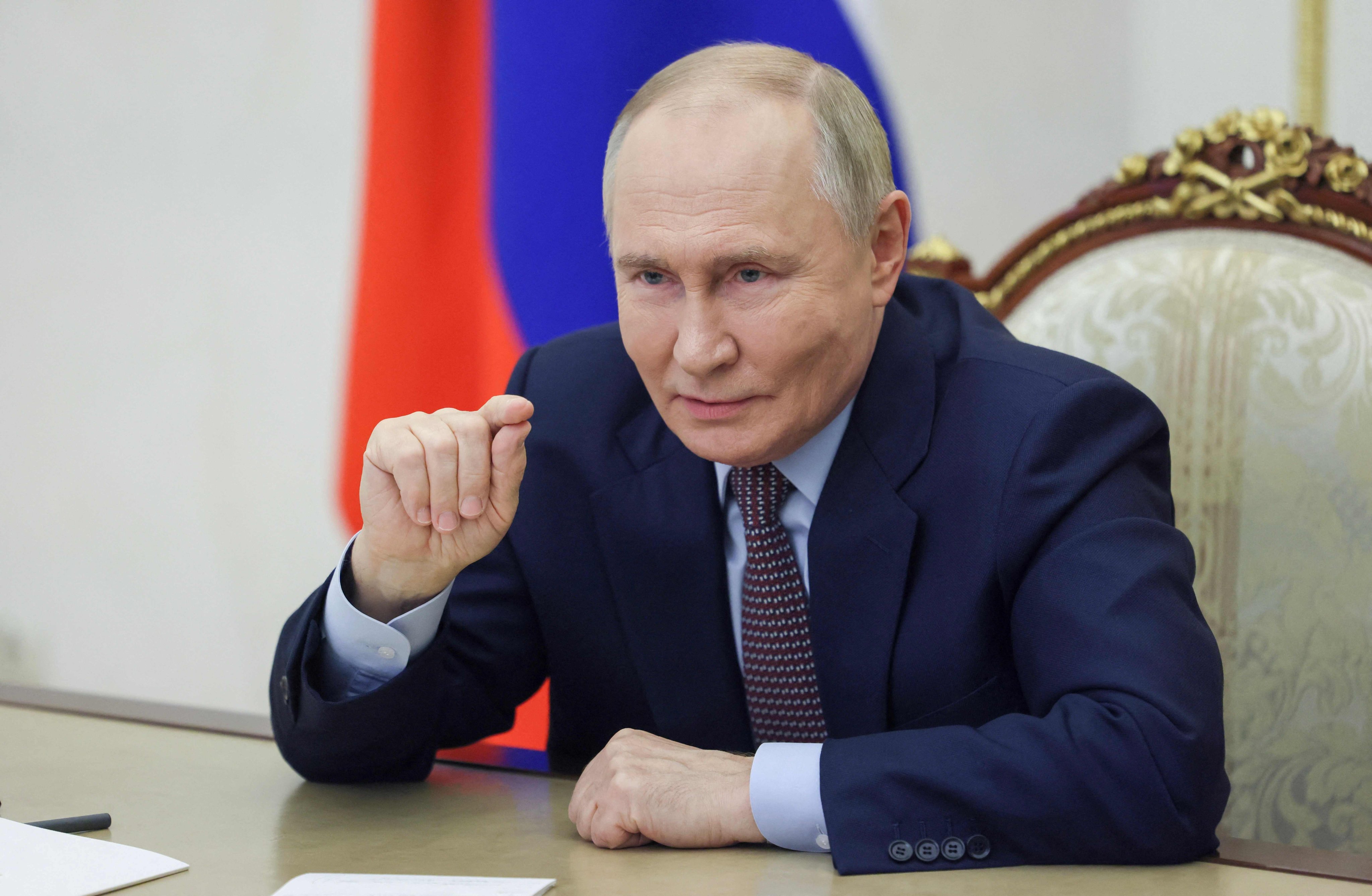 Ukrainian hackers reportedly “‘congratulated’” Russian Preident Vladimir Putin on his birthday by carrying out a large-scale attack on state media. Photo: Pool/Sputnik