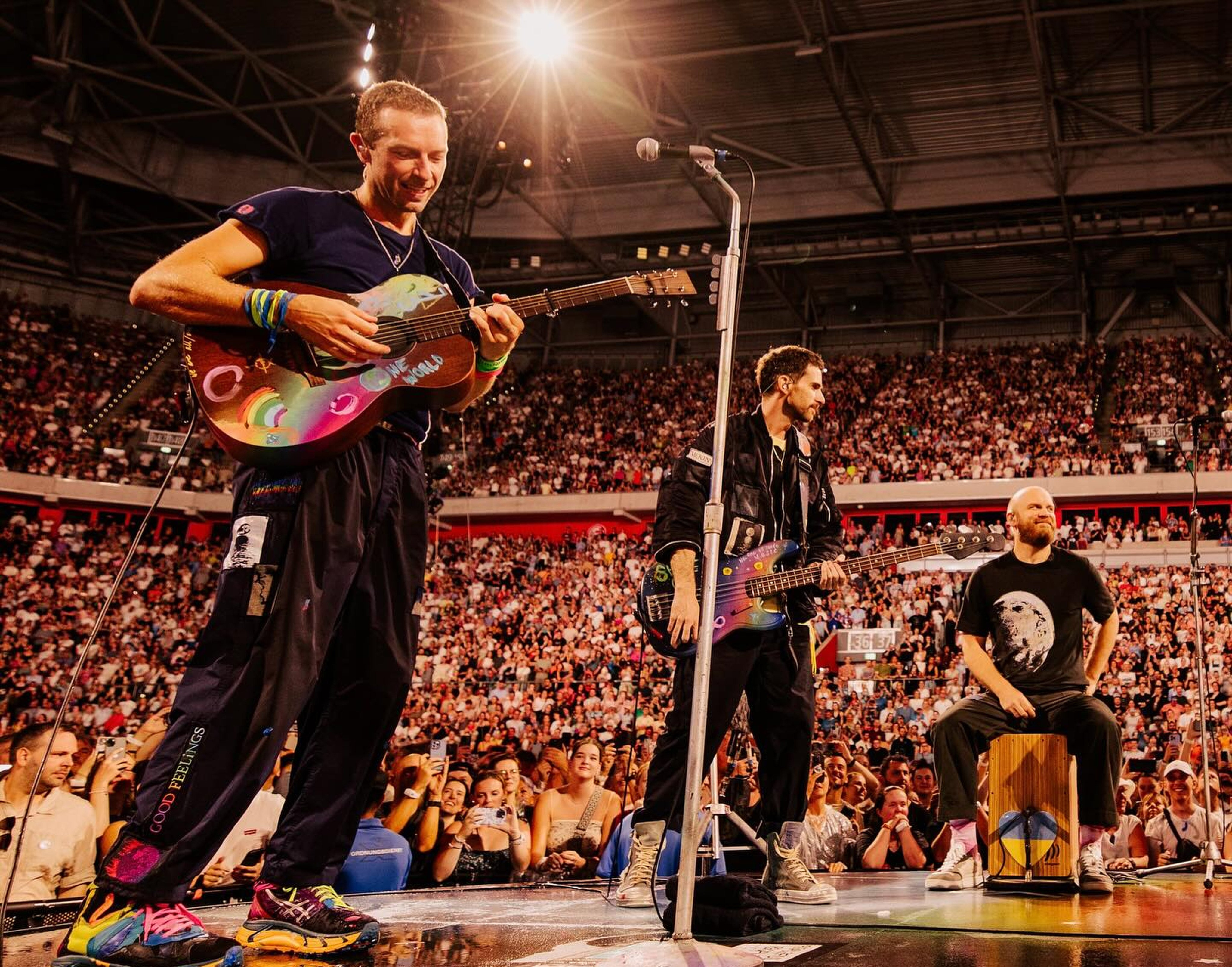 Coldplay performing in Dusseldorf, Germany, earlier this year. Photo: Facebook/Coldplay