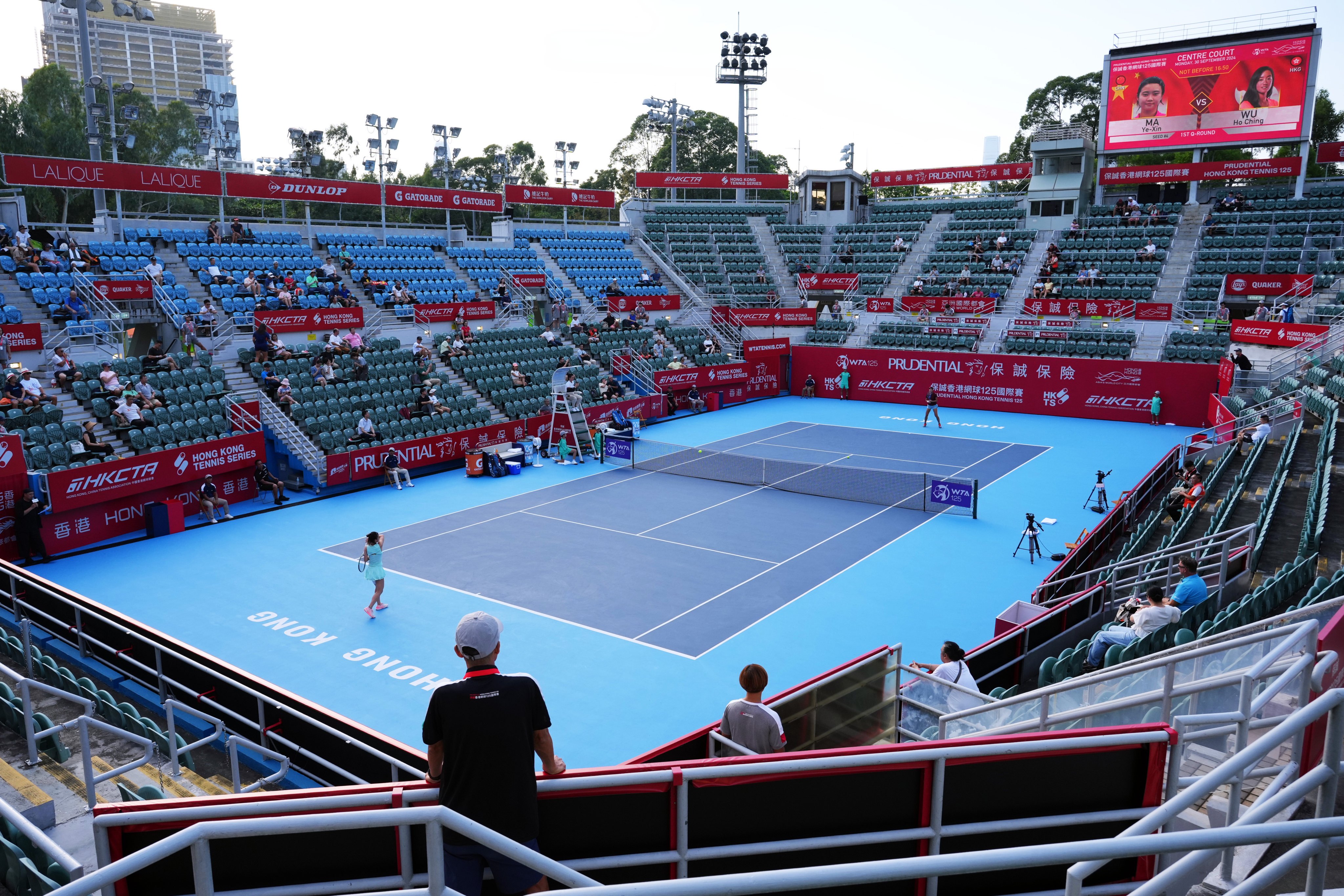 The Prudential Hong Kong Tennis 125 takes place at Victoria Park last week. Photo: May Tse