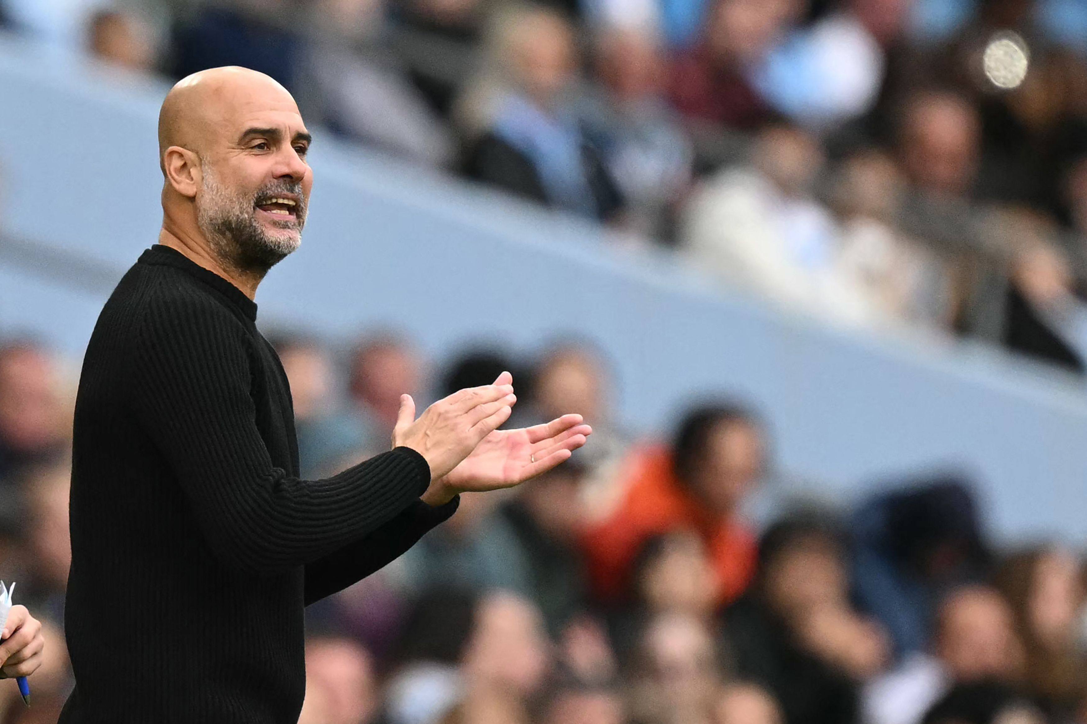 Manager Pep Guardiola’s Manchester City have been validated in a case against the Premier League. Photo: AFP