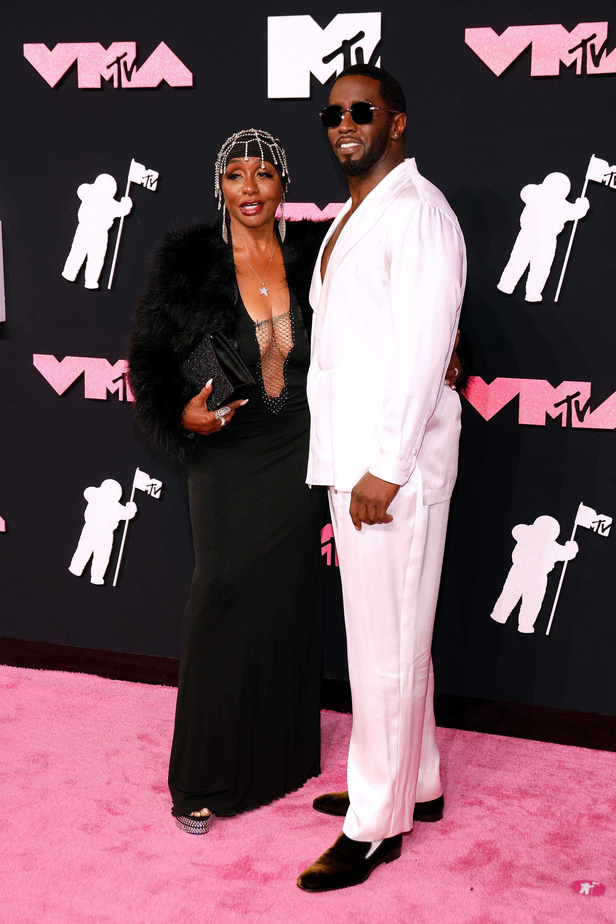 Janice Combs and Sean Combs at the 2023 MTV Video Music Awards in 2023; the music mogul has been accused of multiple sex-related offences. Photo: Getty Images