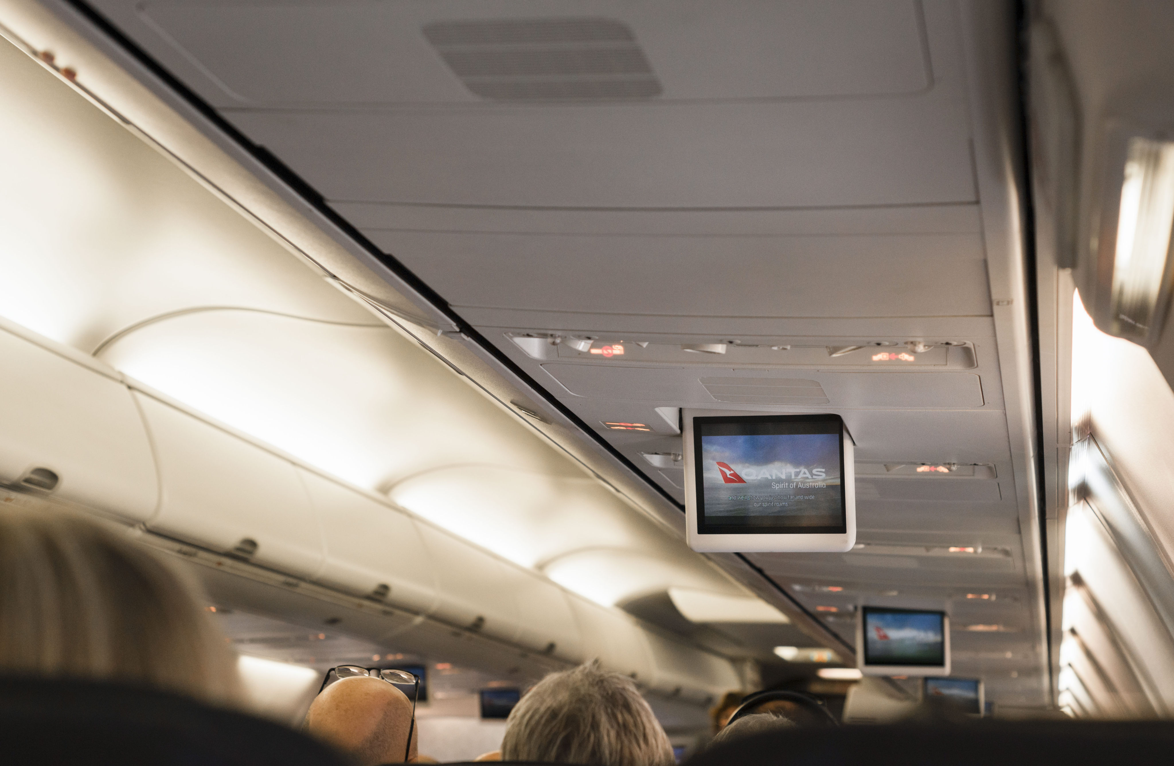 Technical problems meant individual movie selection was not available on the flight from Sydney to Haneda, leaving the crew to pick one to broadcast to the whole cabin. Photo: Shutterstock