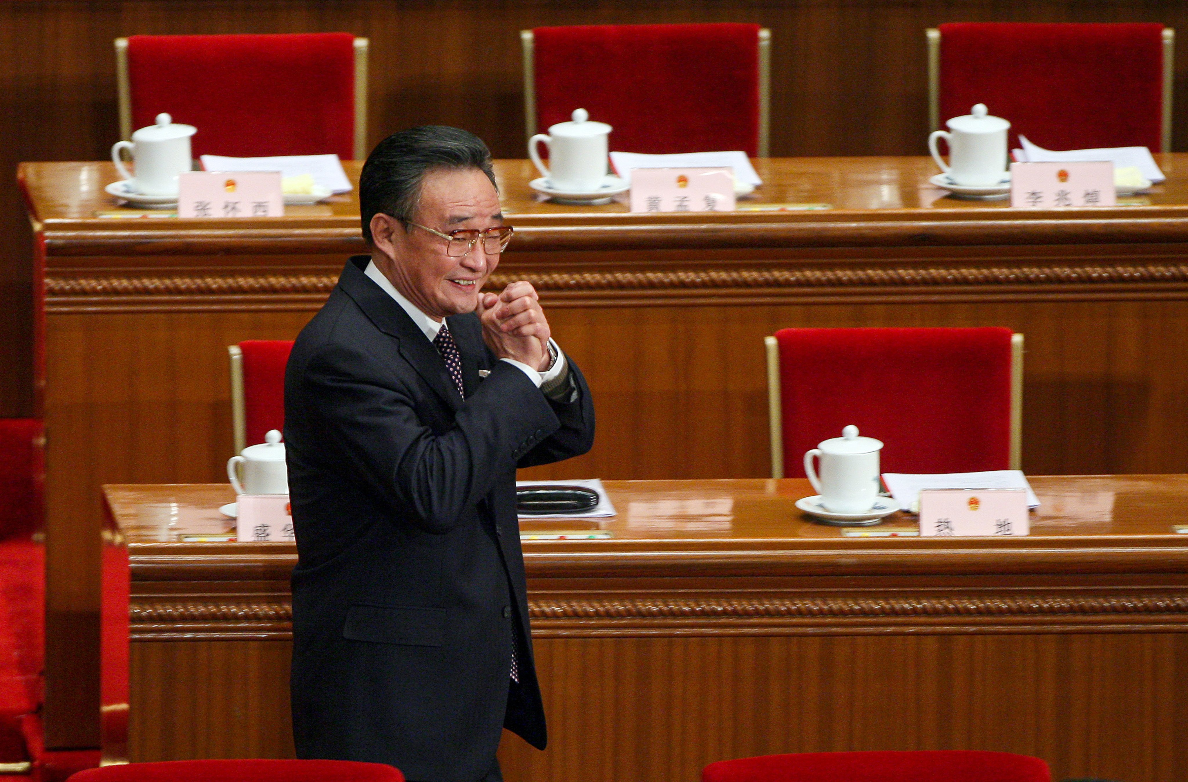 Wu Bangguo, the former head of China’s top legislature, has died in Beijing, according to state media. Photo: Robert Ng