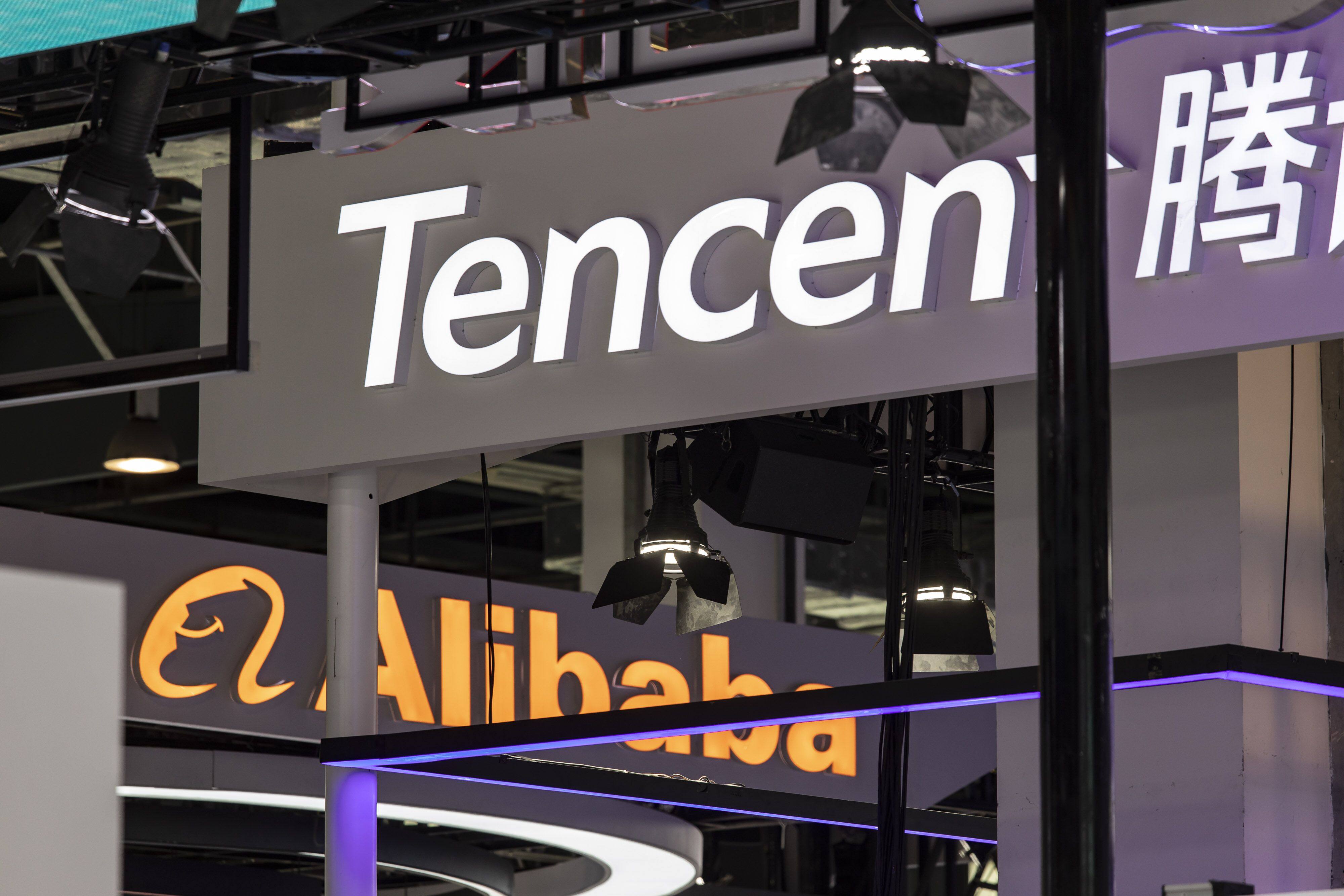 Tencent and Alibaba have torn down another major digital wall between their digital ecosystems. Photo: Bloomberg