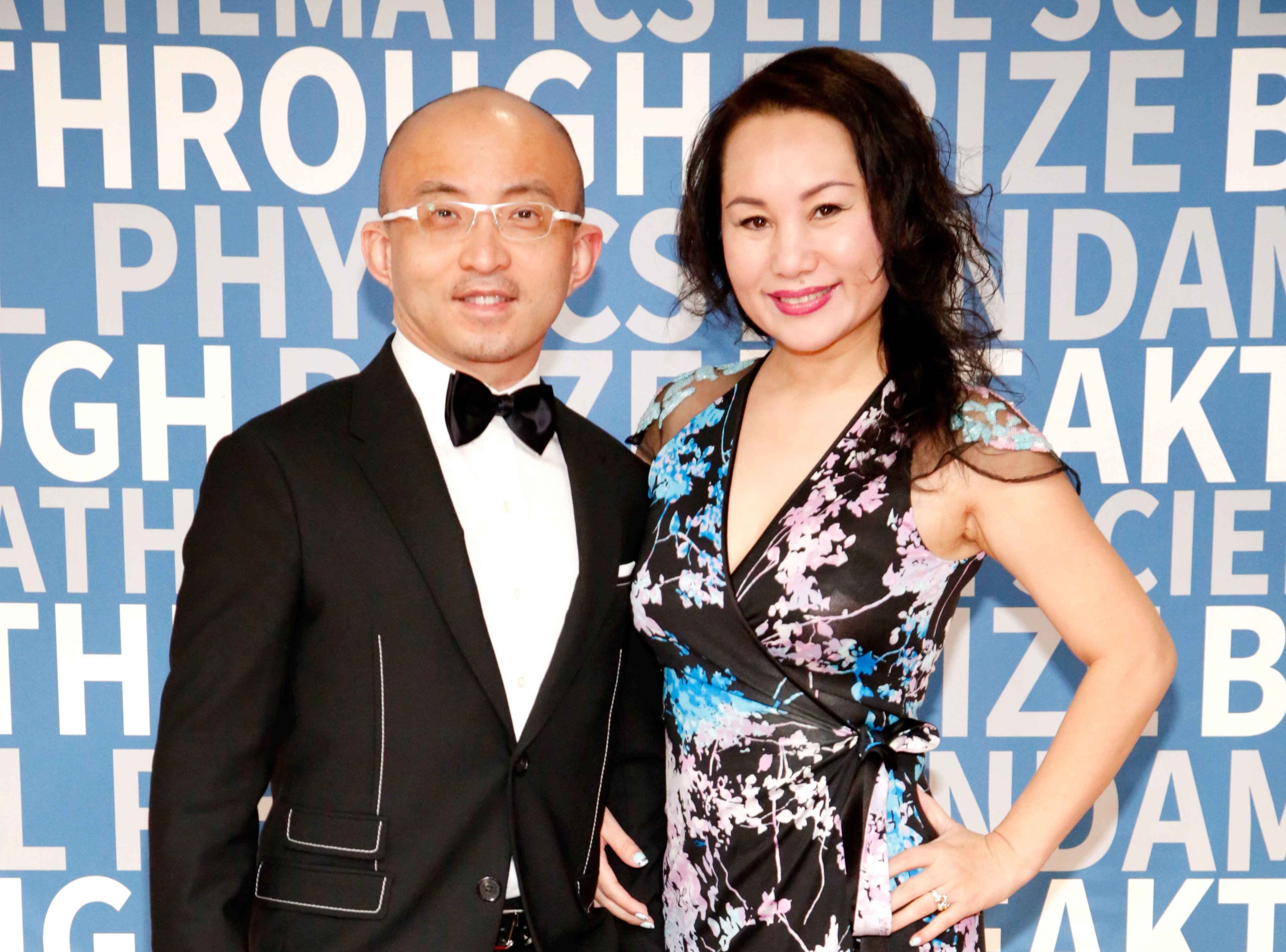 China Renaissance’s founder Bao Fan and his wife Hui Yin-ching   during the 2018 Breakthrough Prize at NASA Ames Research Center on December 3, 2017 in Mountain View, California. Photo: Getty Images.