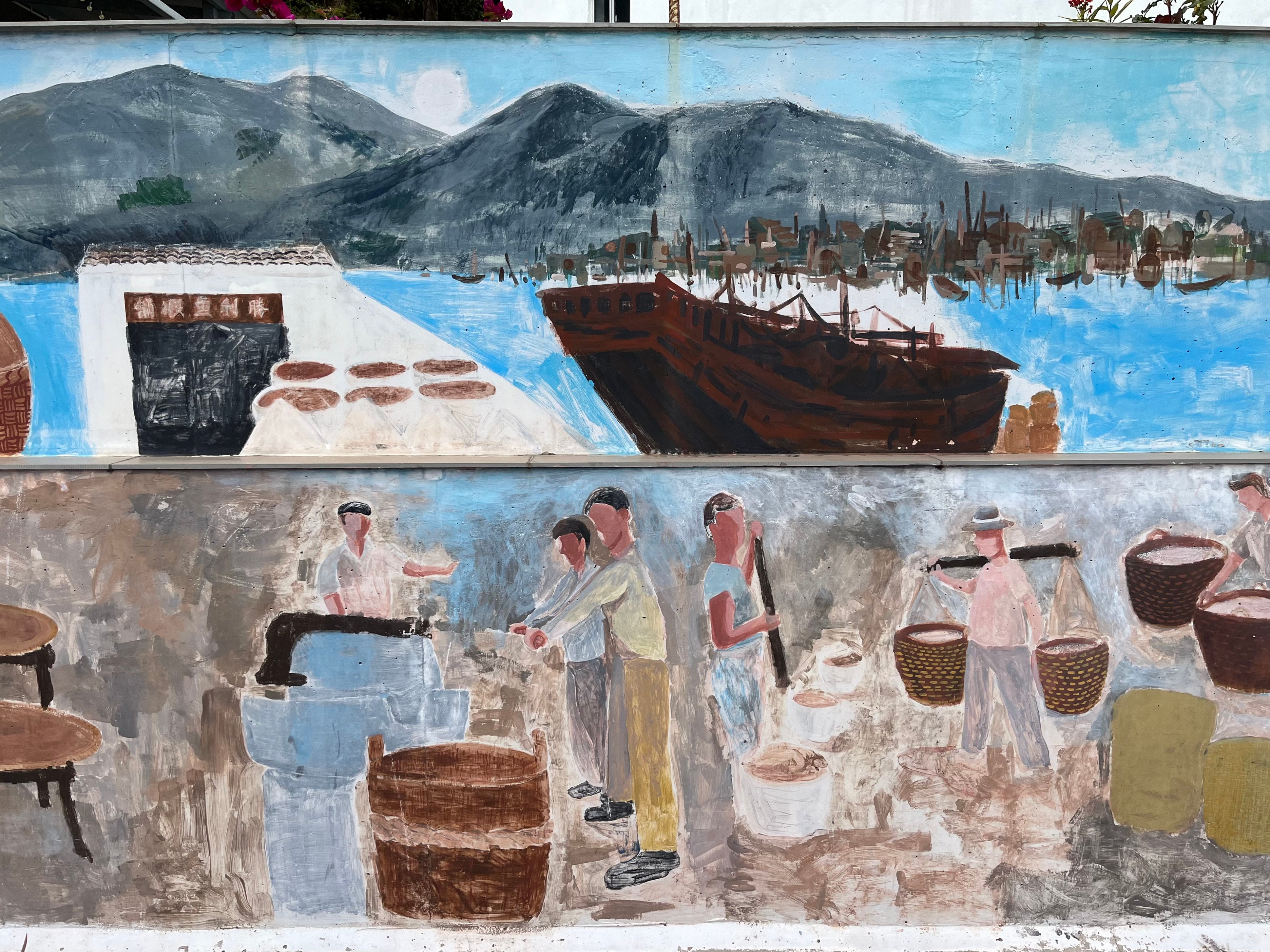 Created by local artists, the murals in Tai O, Hong Kong, give tourists insight into the village’s history and culture. Photo: Mabel Lui