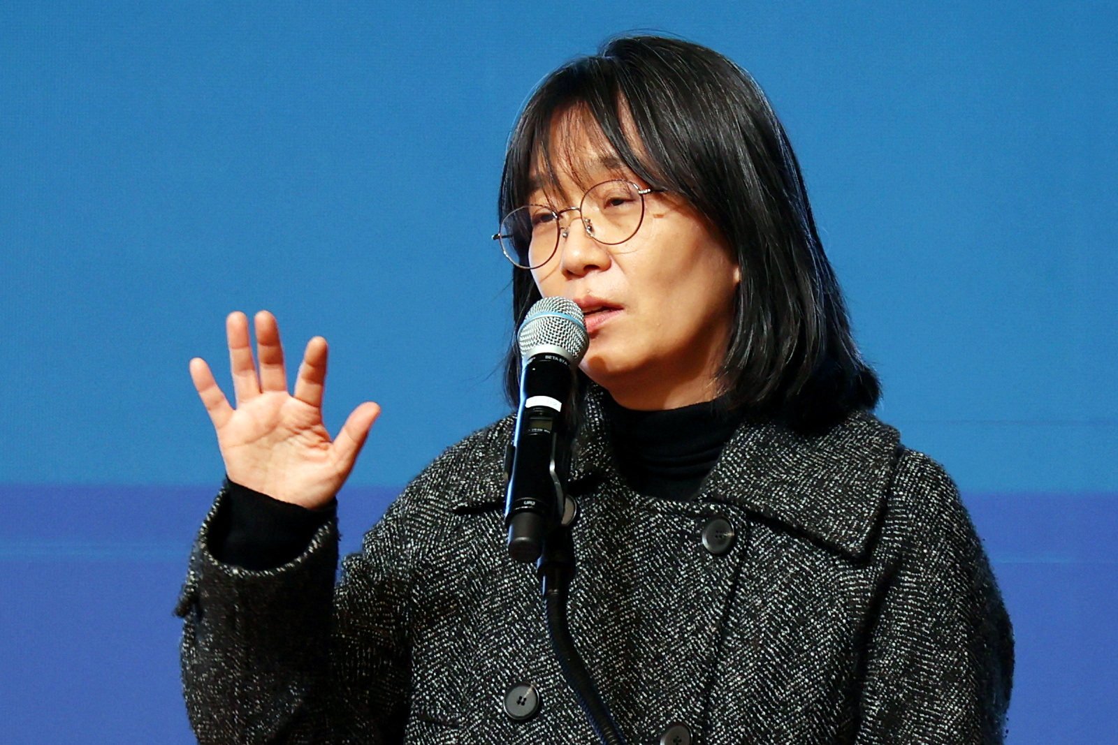 Han Kang is the first Asian woman and the first South Korean writer to win the Nobel literature prize. Photo: Reuters